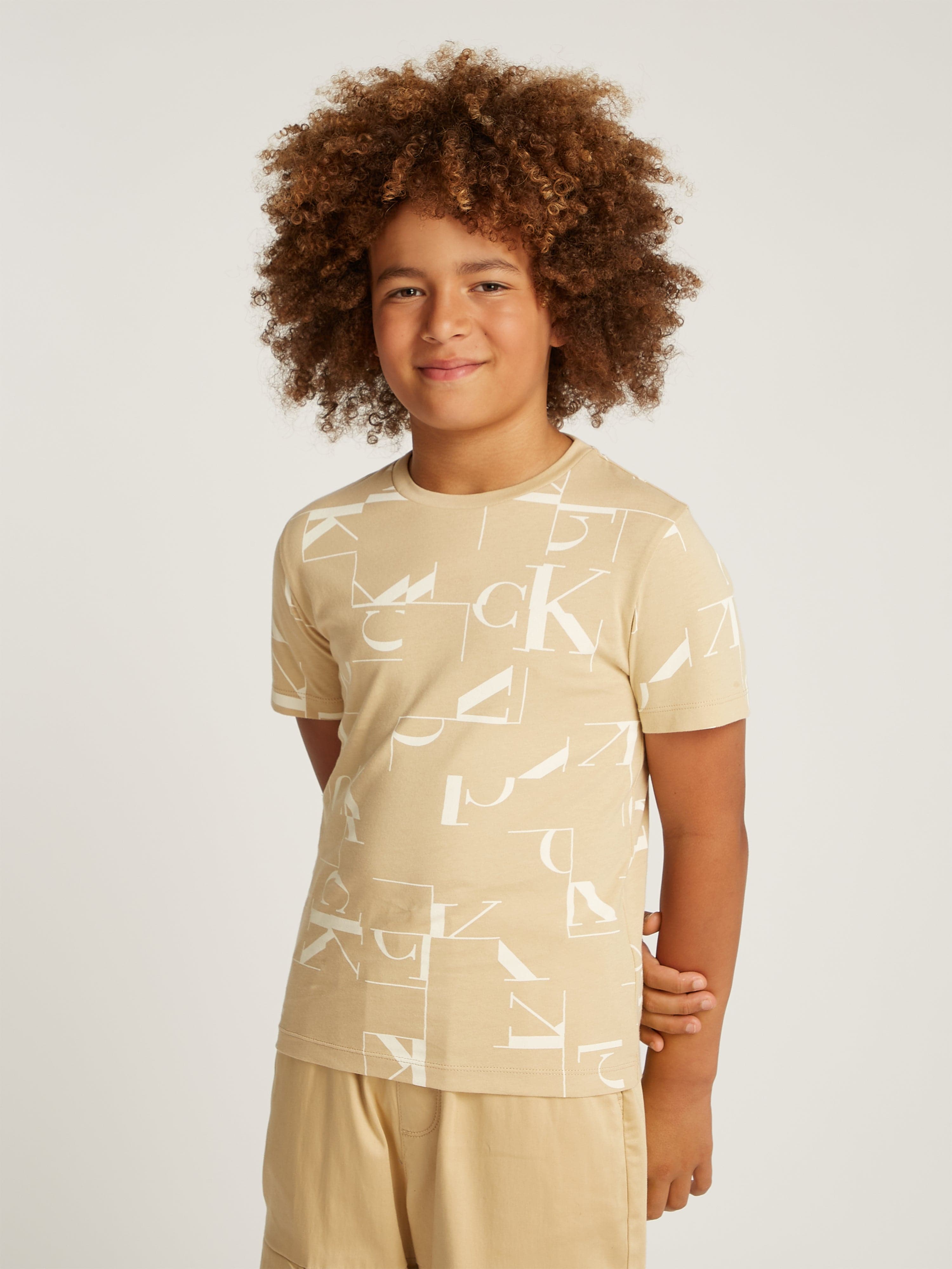 Calvin Klein Boys 2 Pack T-Shirt Set in Multicolour