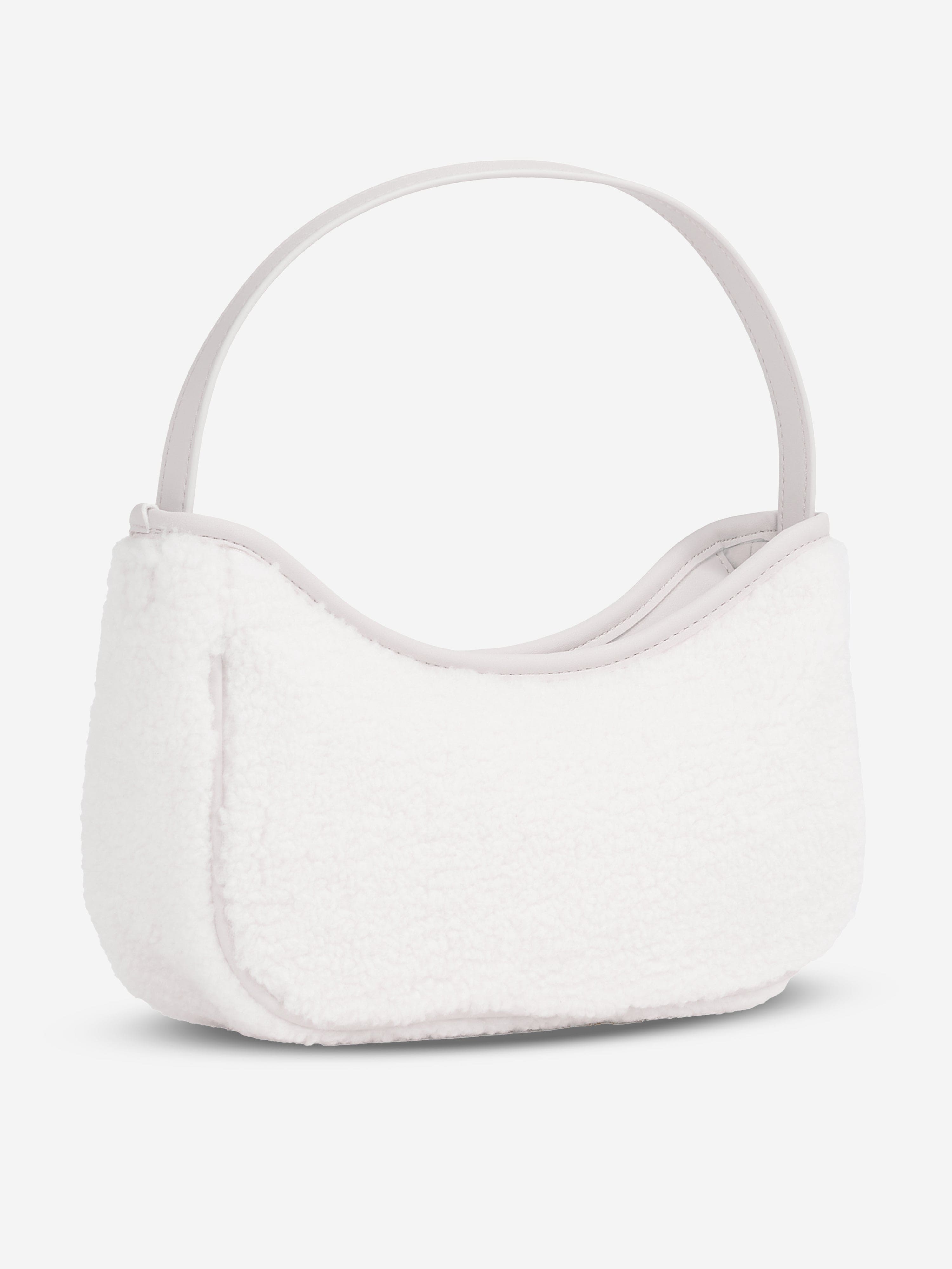 Calvin Klein Girls Teddy Shoulder Bag in Ivory (25cm)