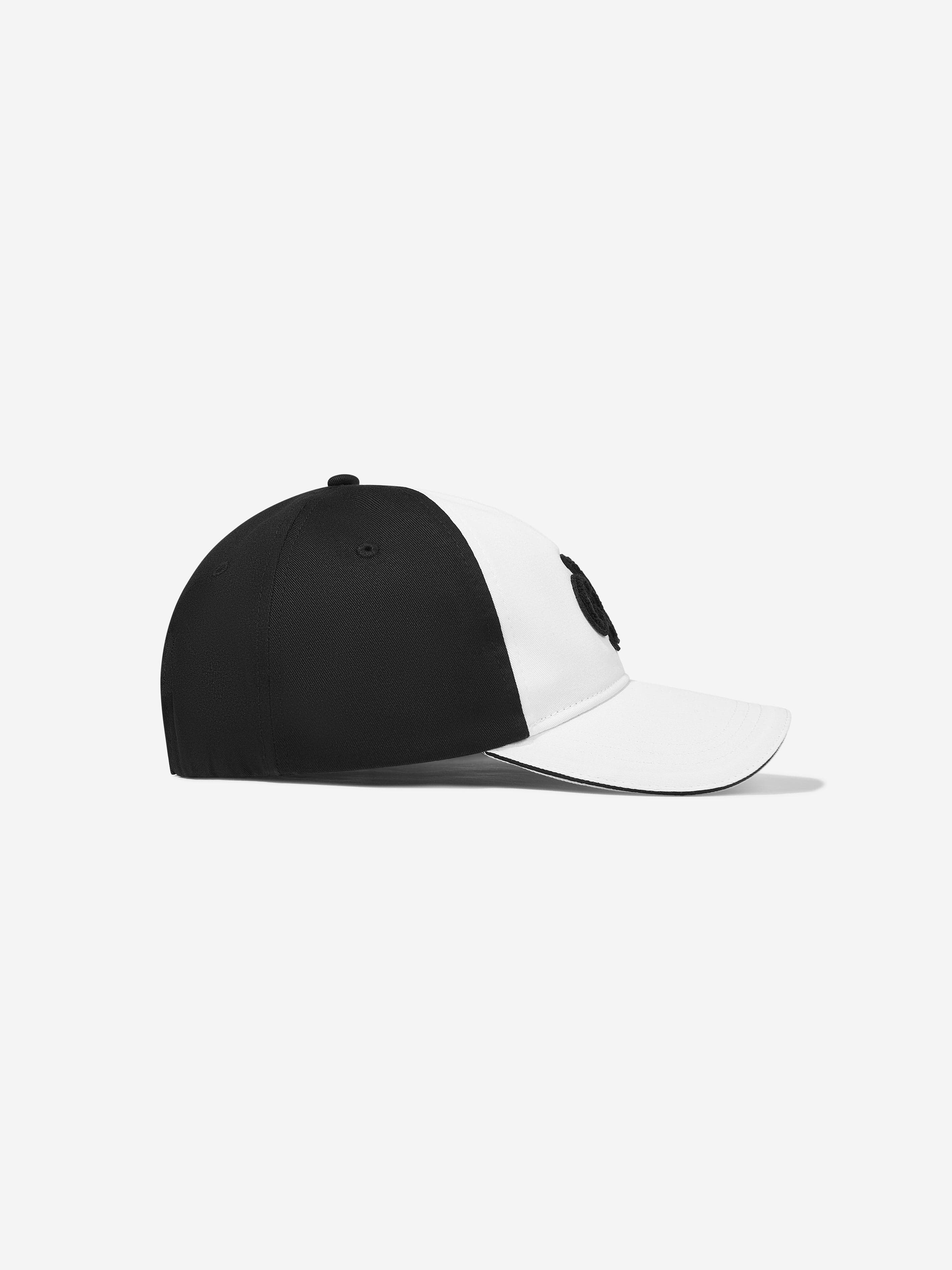 Calvin Klein Kids Colourblock Baseball Cap in Ivory