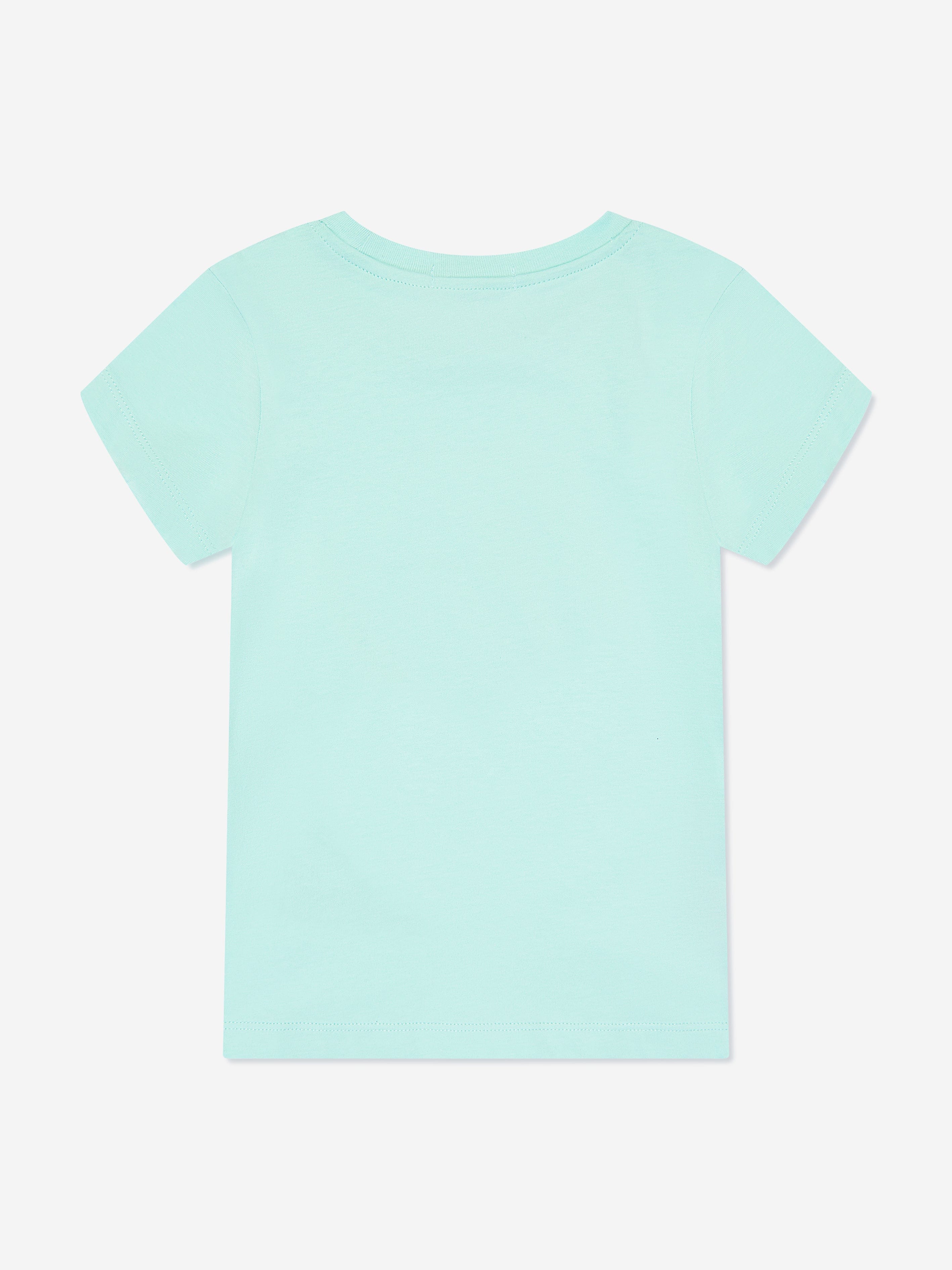 Calvin Klein Girls Micro Monogram Top in Blue