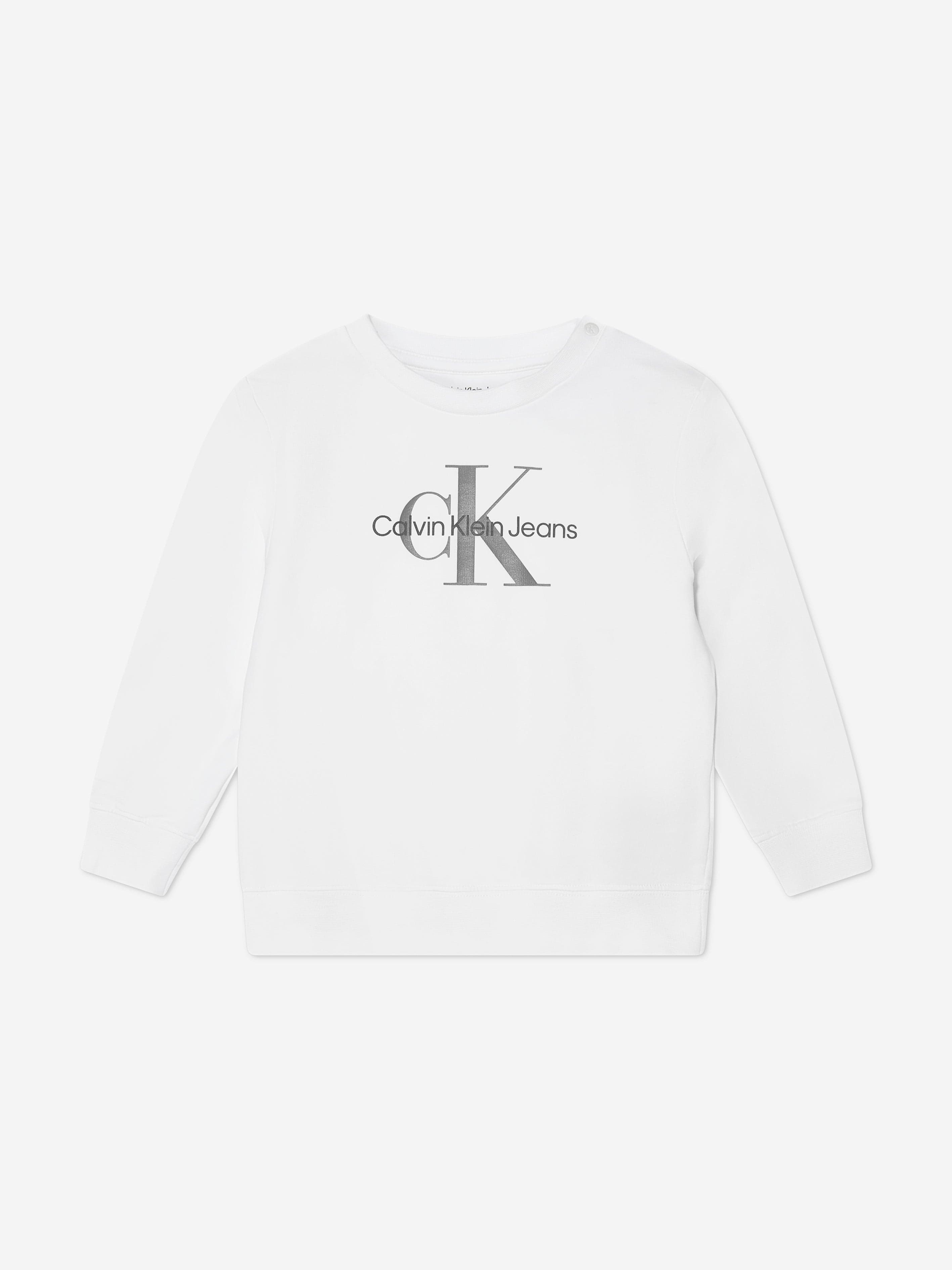 Calvin Klein Baby Monogram Starter Gift Set in White