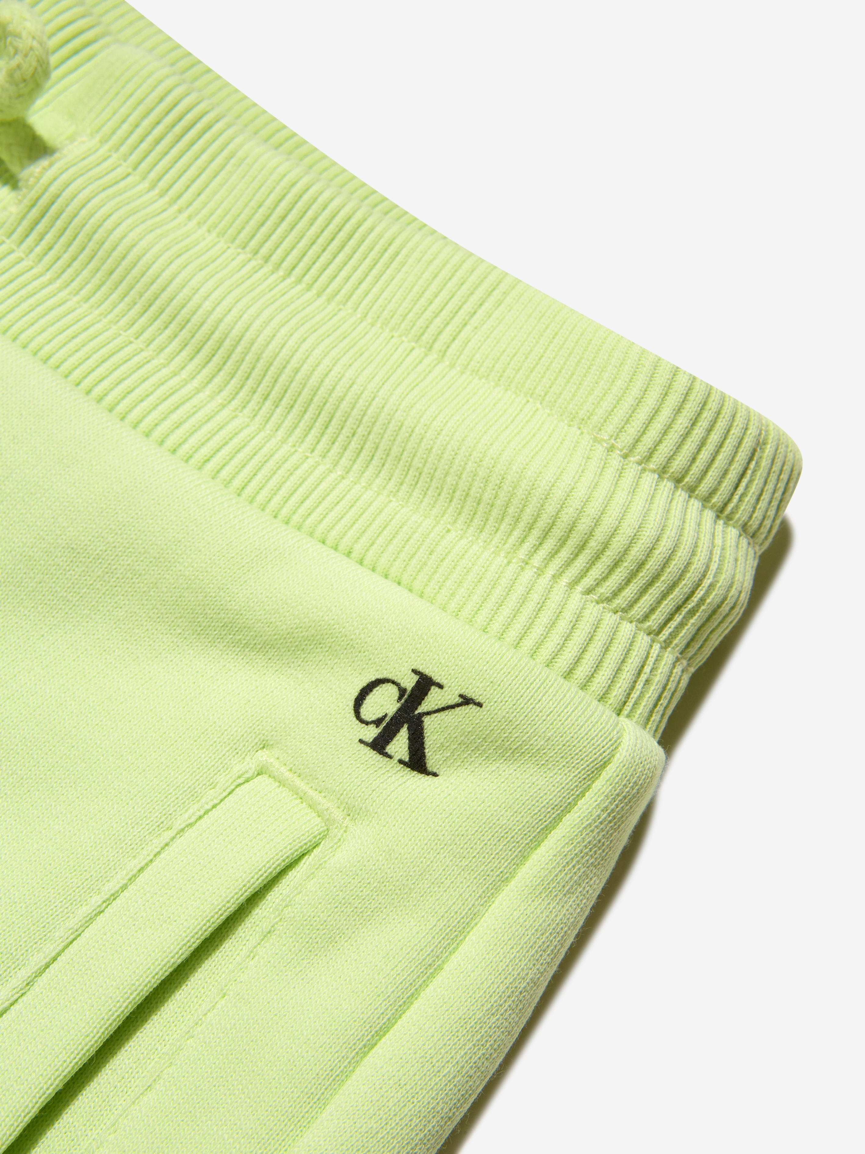 Calvin Klein Boys Organic Cotton Logo Jogger Shorts