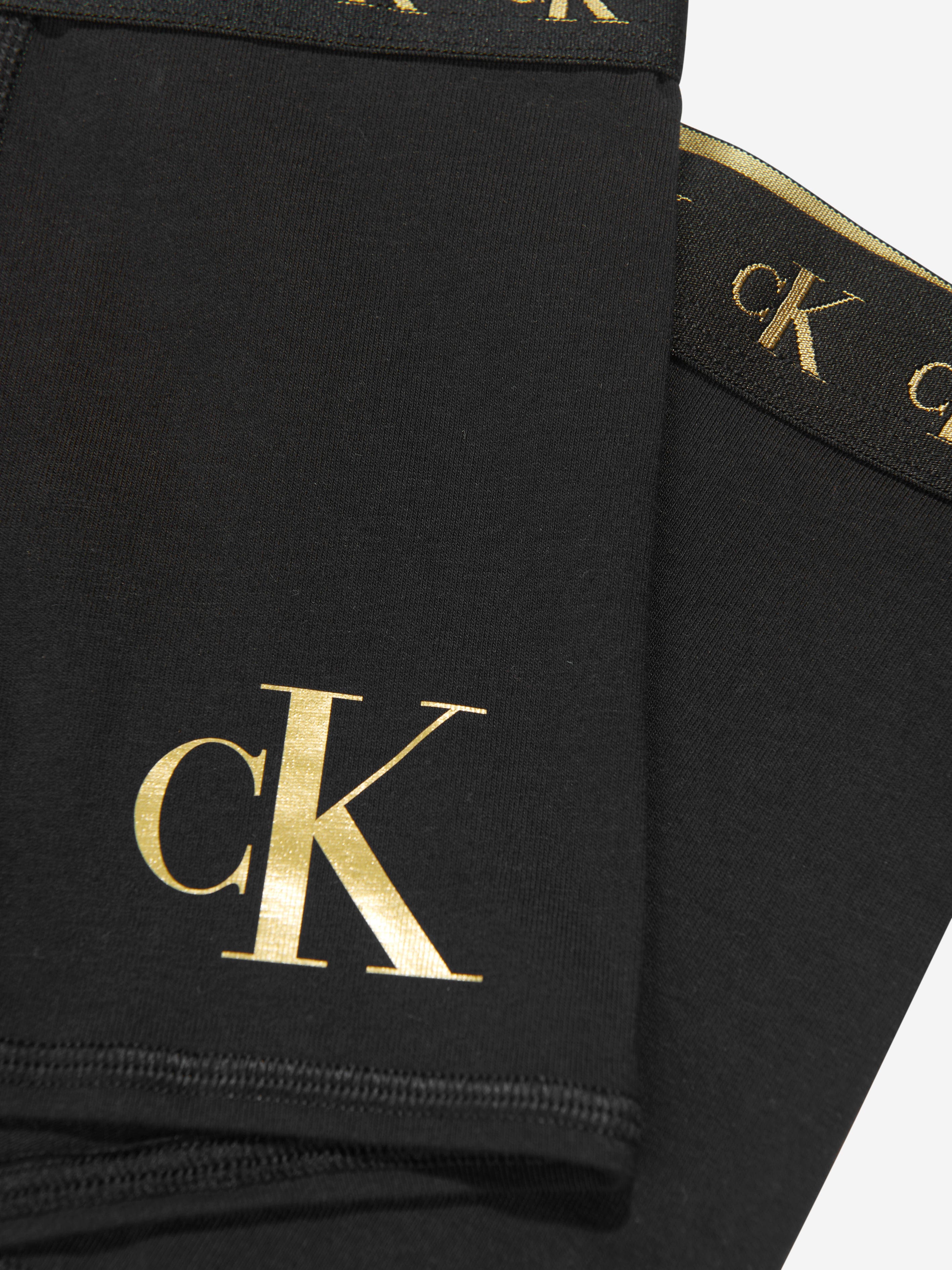 Calvin Klein Boys Boxer Shorts Set (2 Pack) in Black