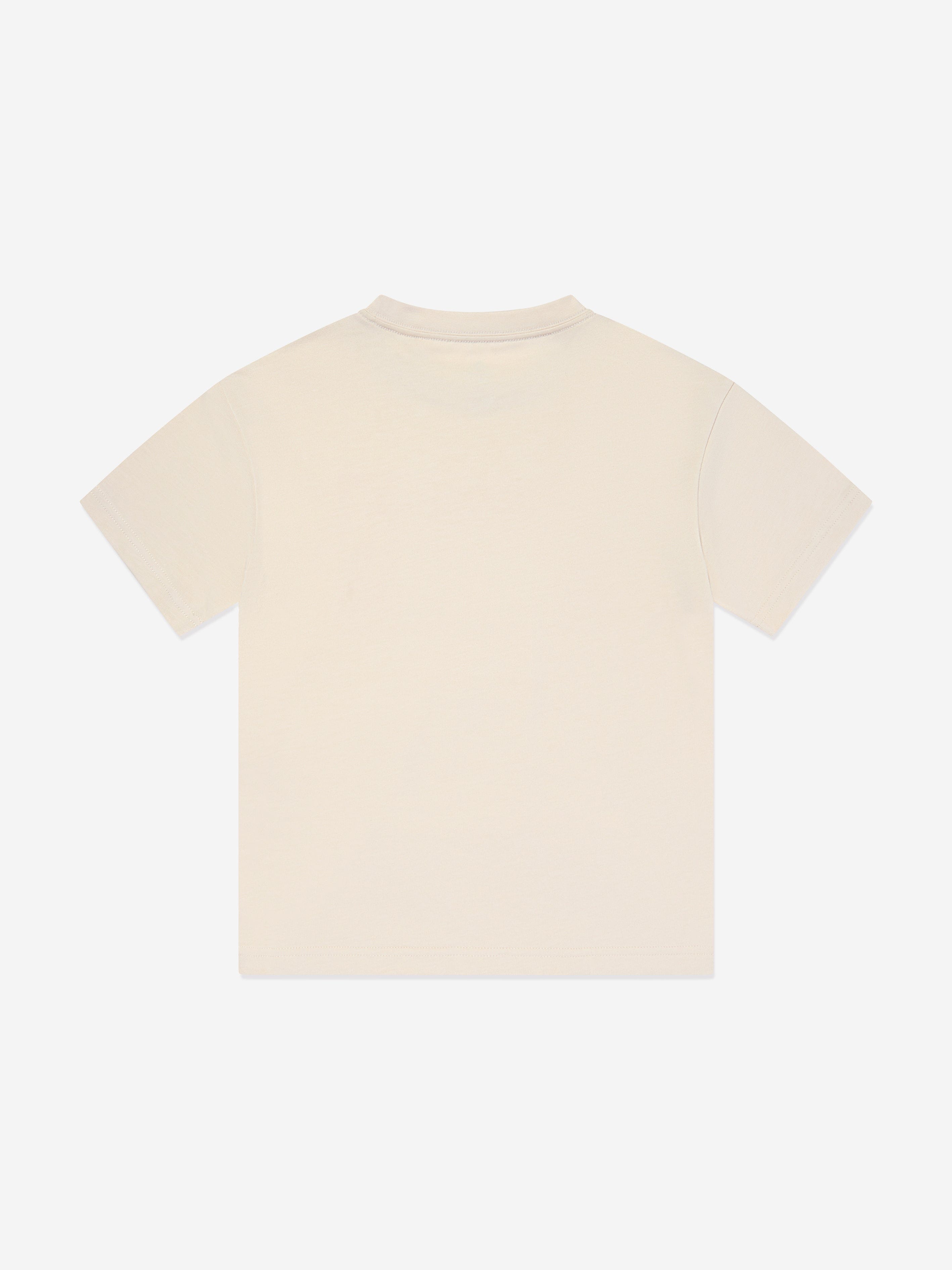 Converse Boys Lifestyle Loose Fit T-Shirt in Ivory