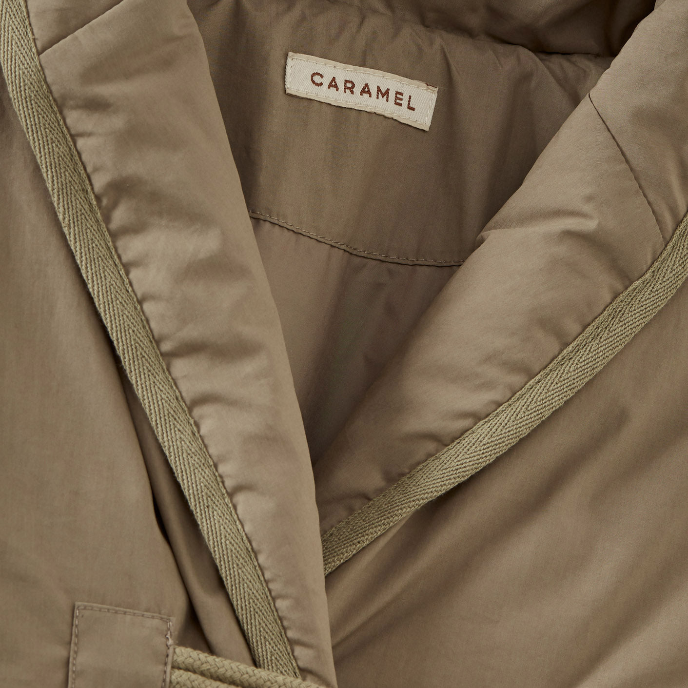 Girls Beige Padded Jacket