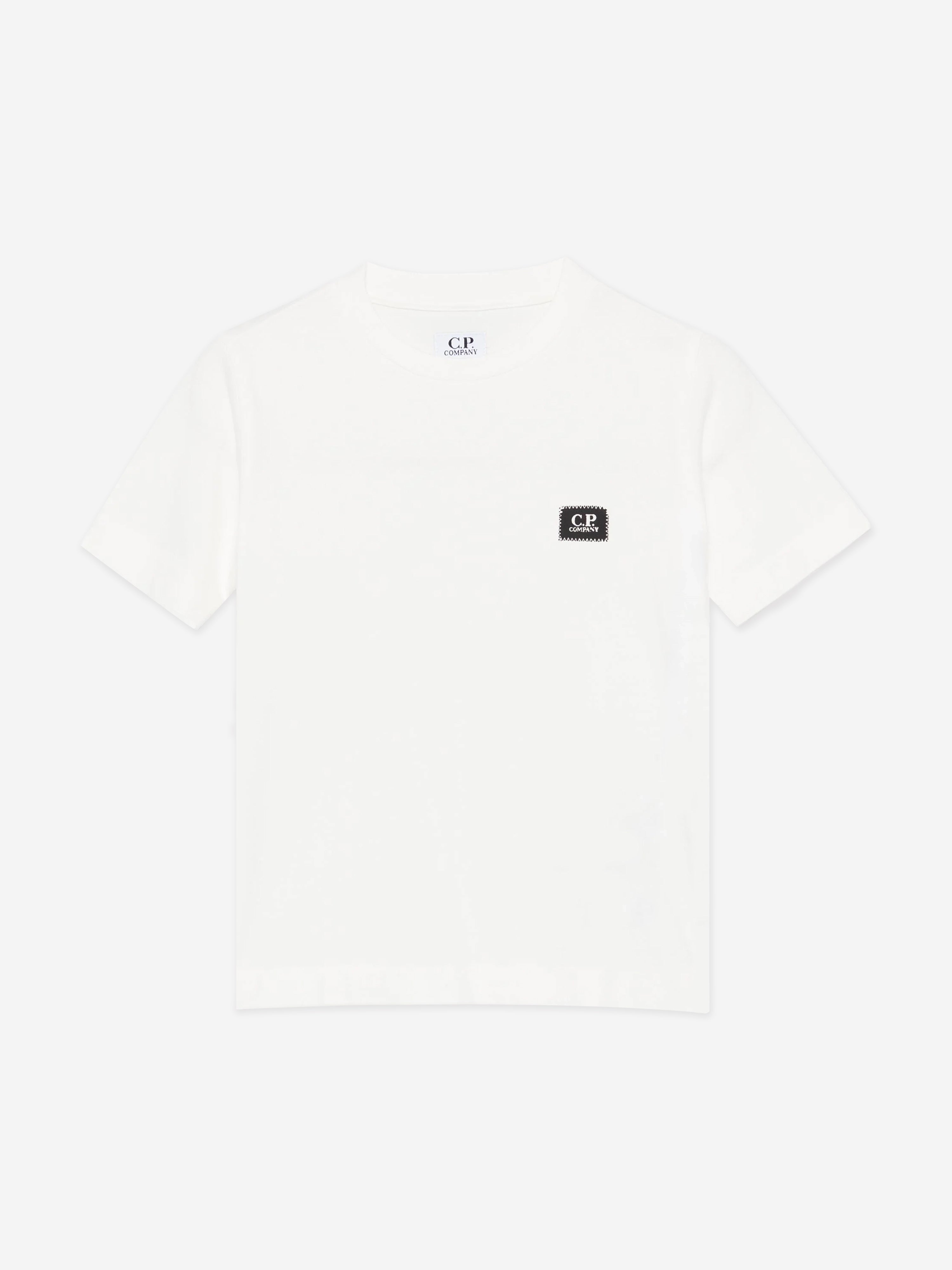 Boys Logo T-Shirt in Ivory