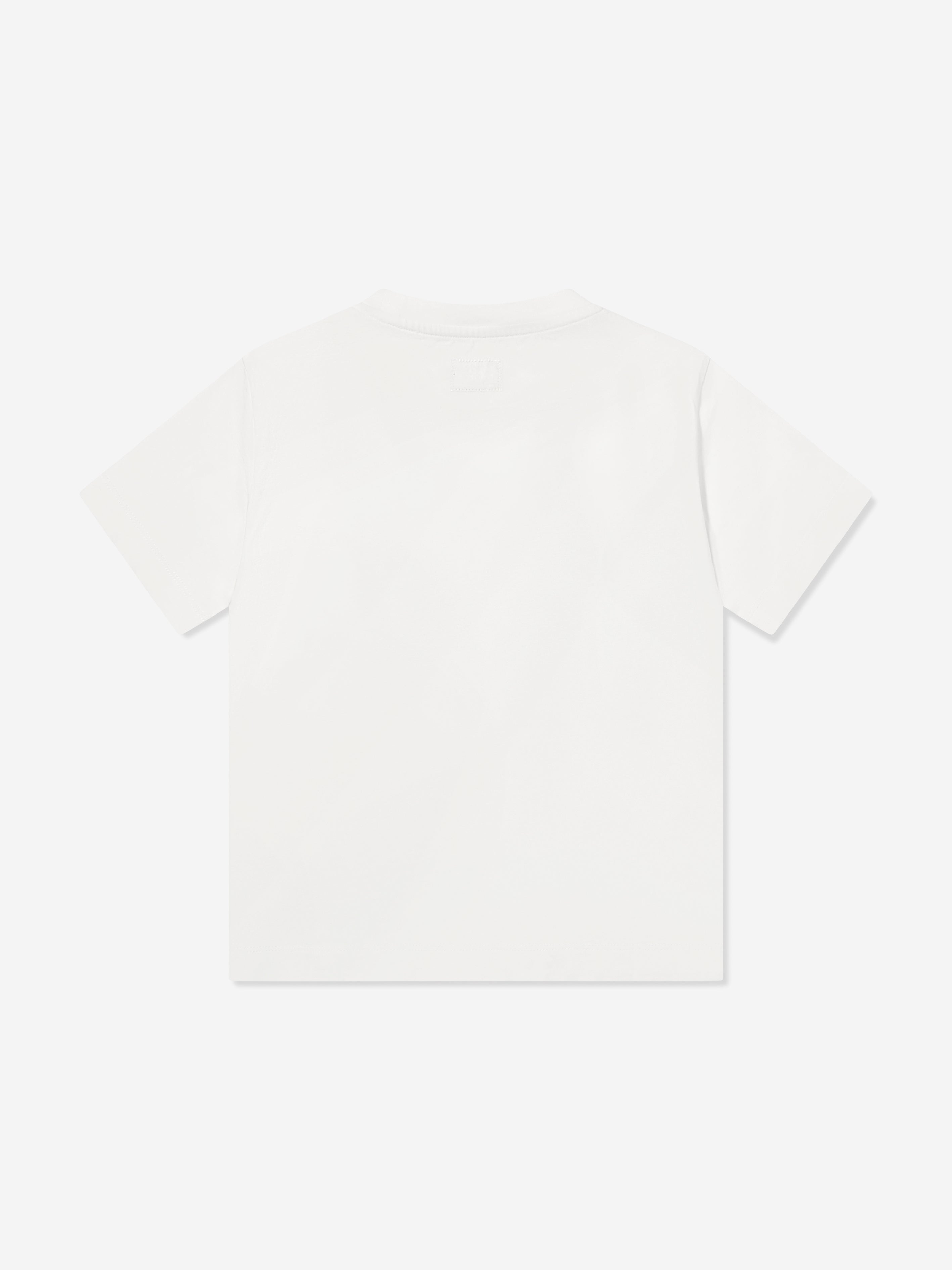 C.P. Company Boys Logo T-Shirt in Ivory