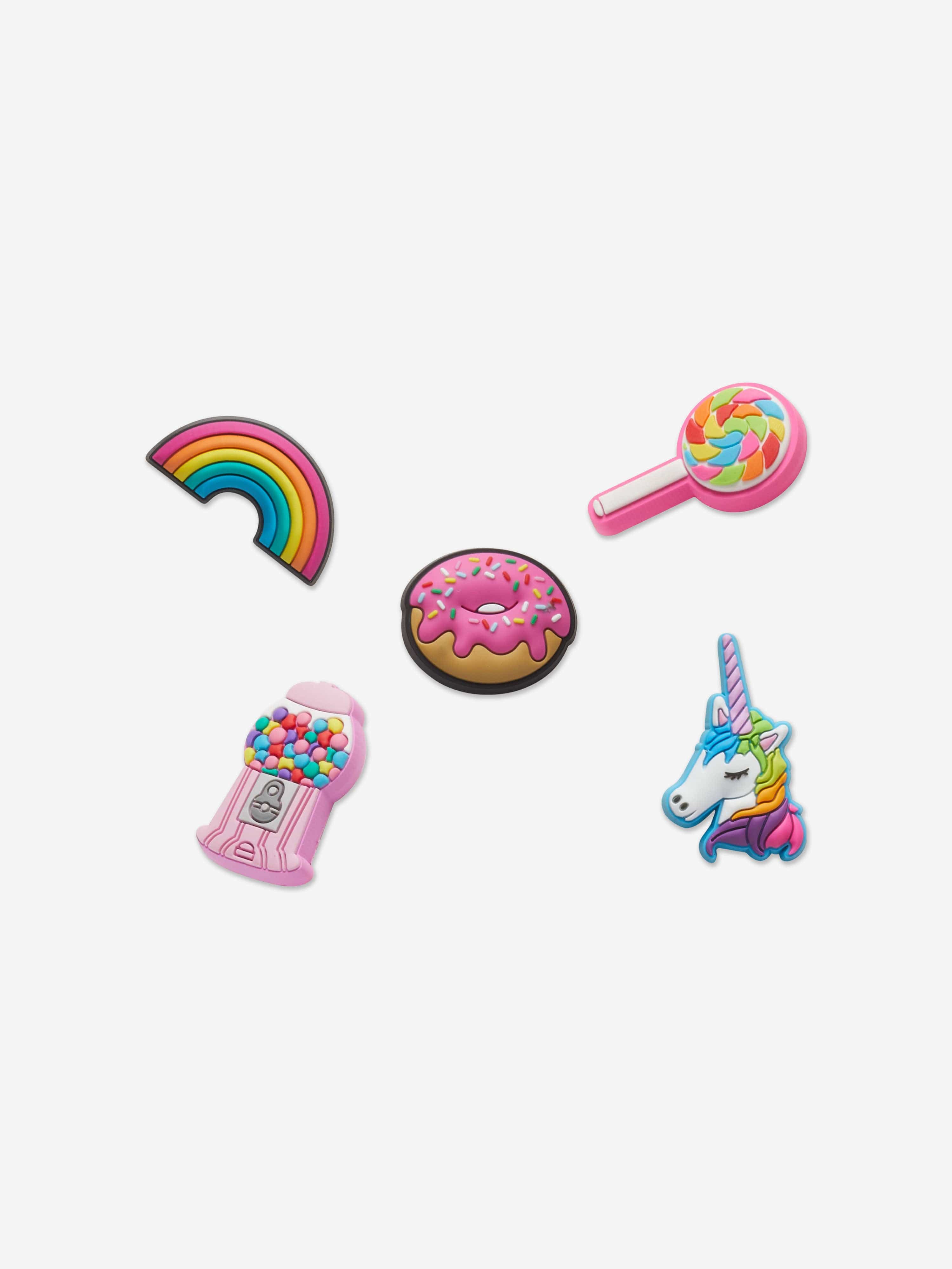 Kids Everything Nice Jibbitz™ Charm 5 Pack in Multicolour