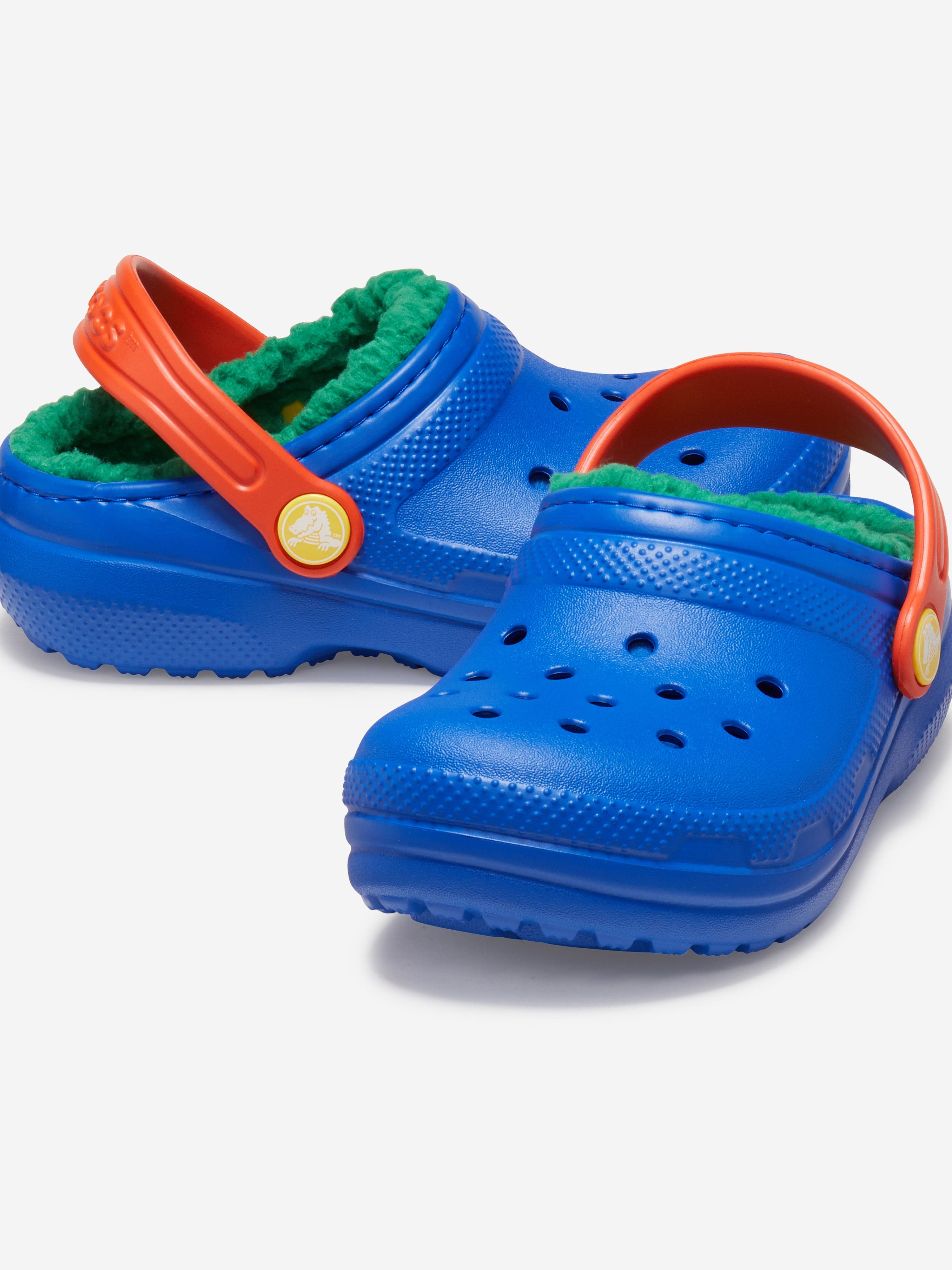 Boys Classic Lined Clog in Blue