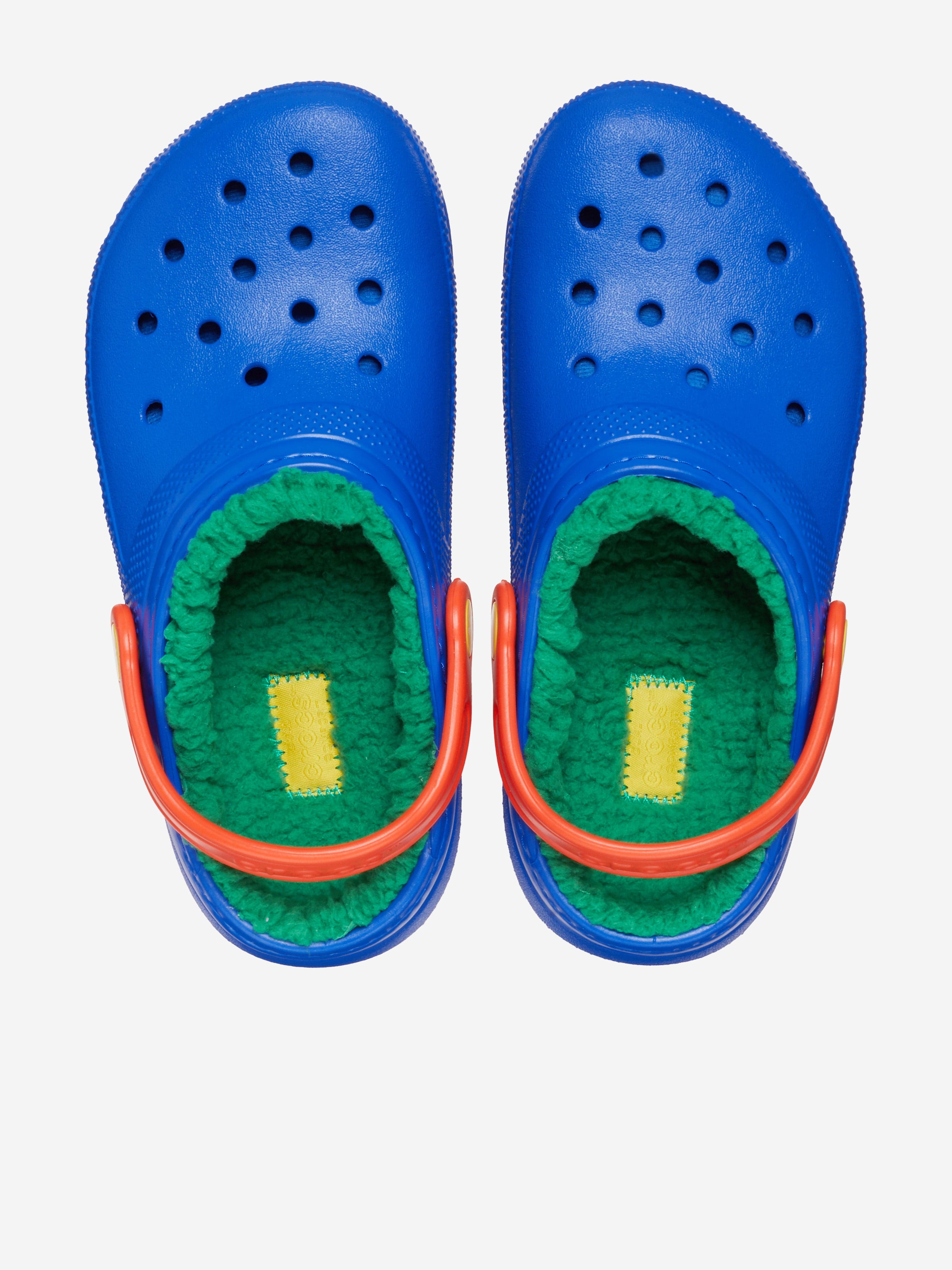 Boys Classic Lined Clog in Blue