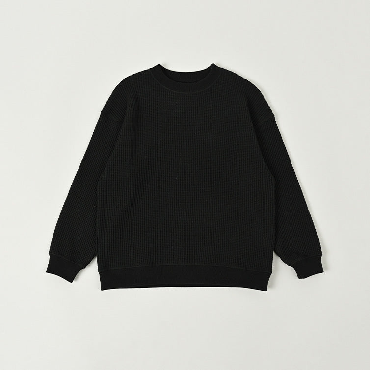 Boys & Girls Black Cotton Sweater