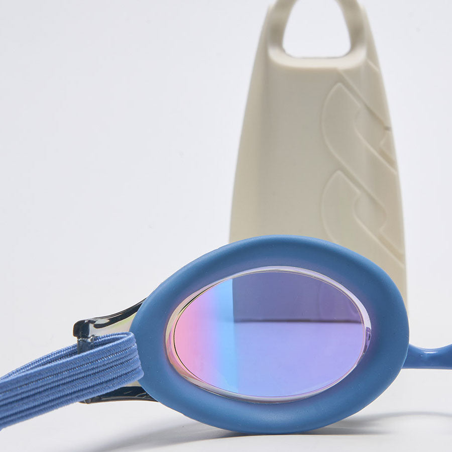 Adult Blue Rubber Ring Racing Goggles(DALI_BKGN)