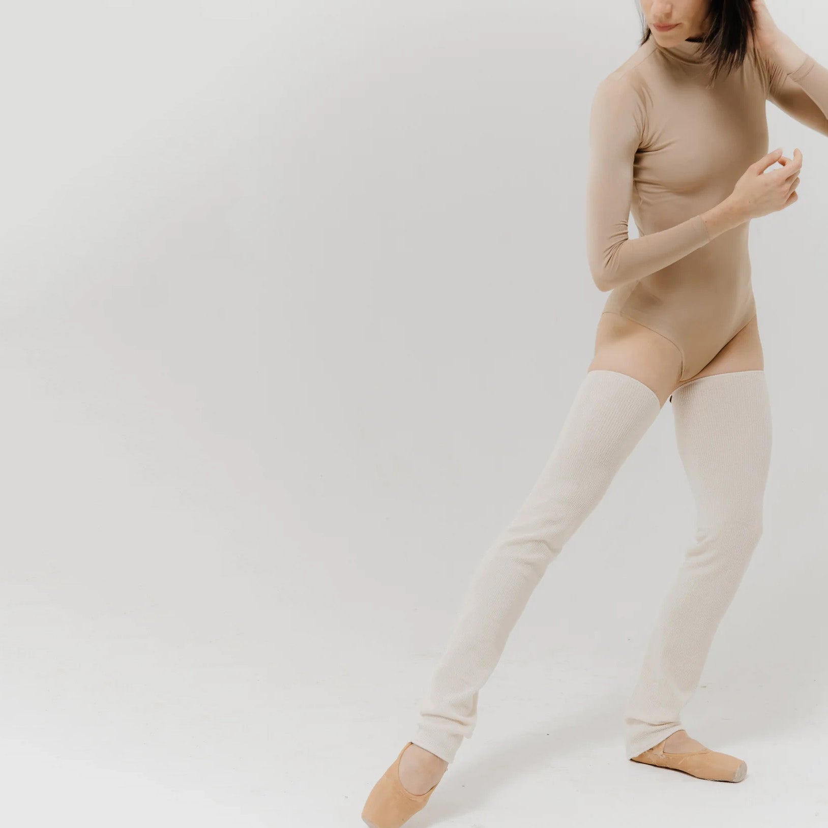 Boys & Girls White Ballet Warm Up Socks