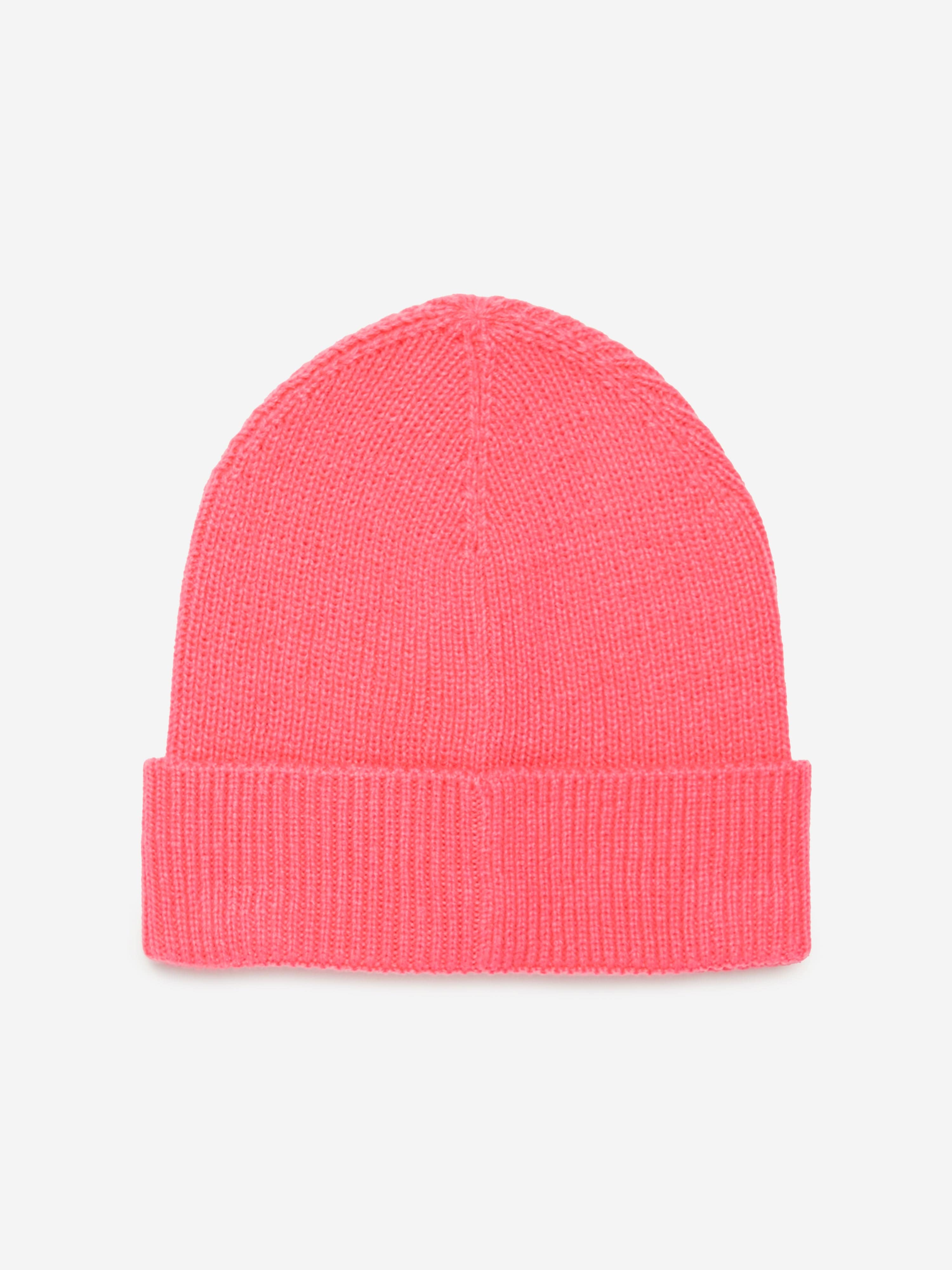 Diesel Girls Logo Beanie Hat in Pink