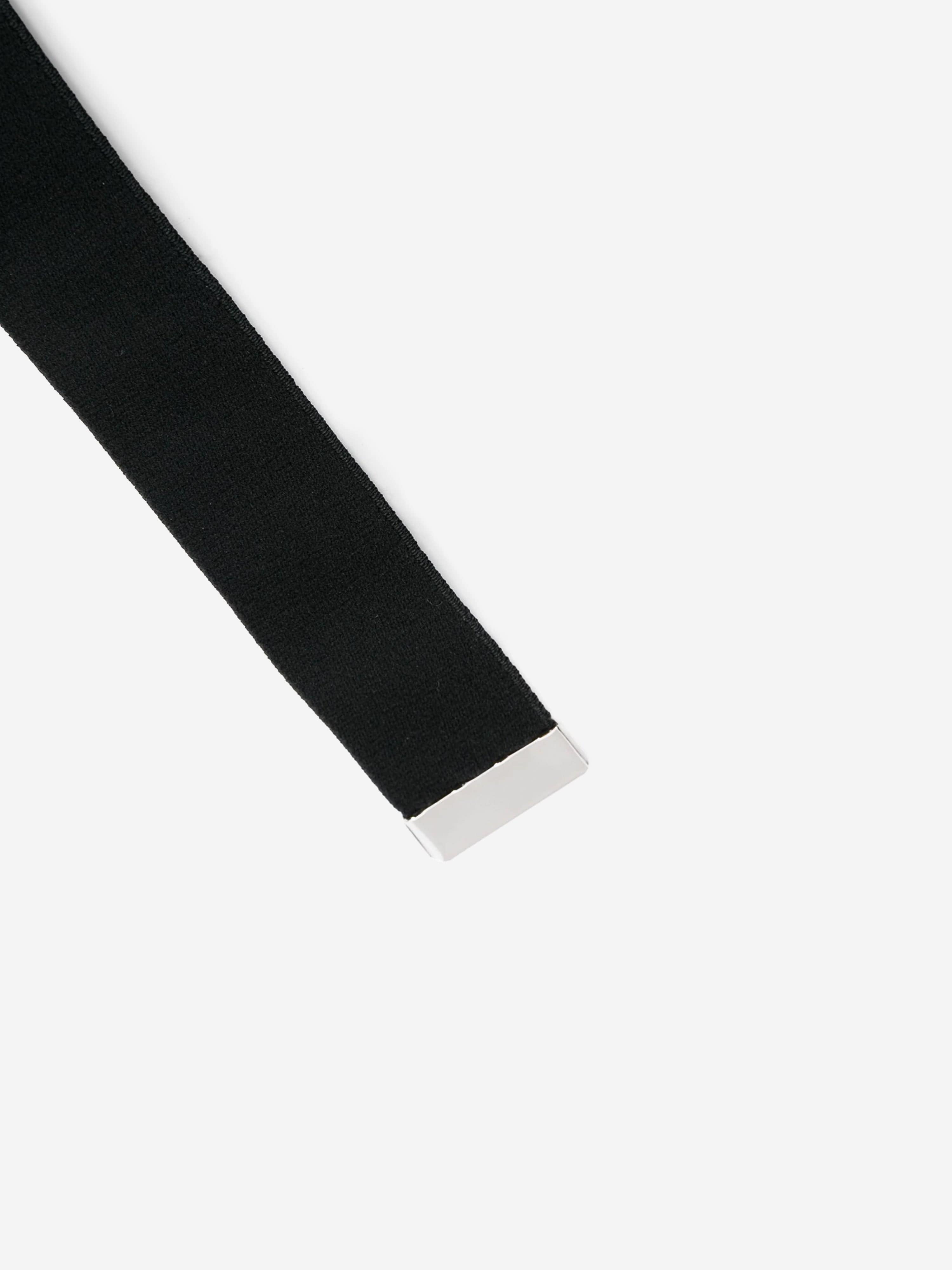 Diesel Boys Oval D Logo Belt in Black
