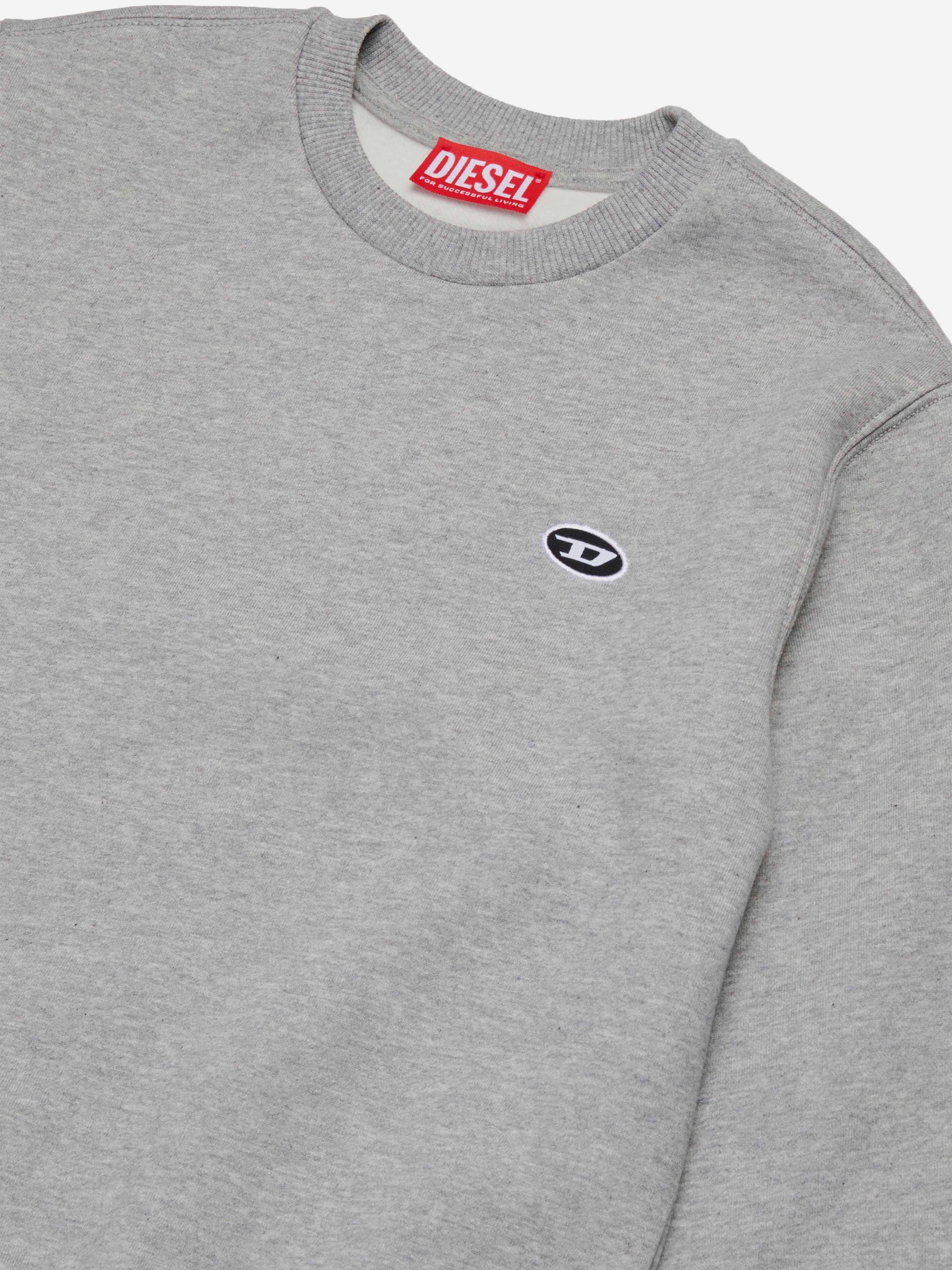 Diesel Boys Logo Sweatshirt in Grey