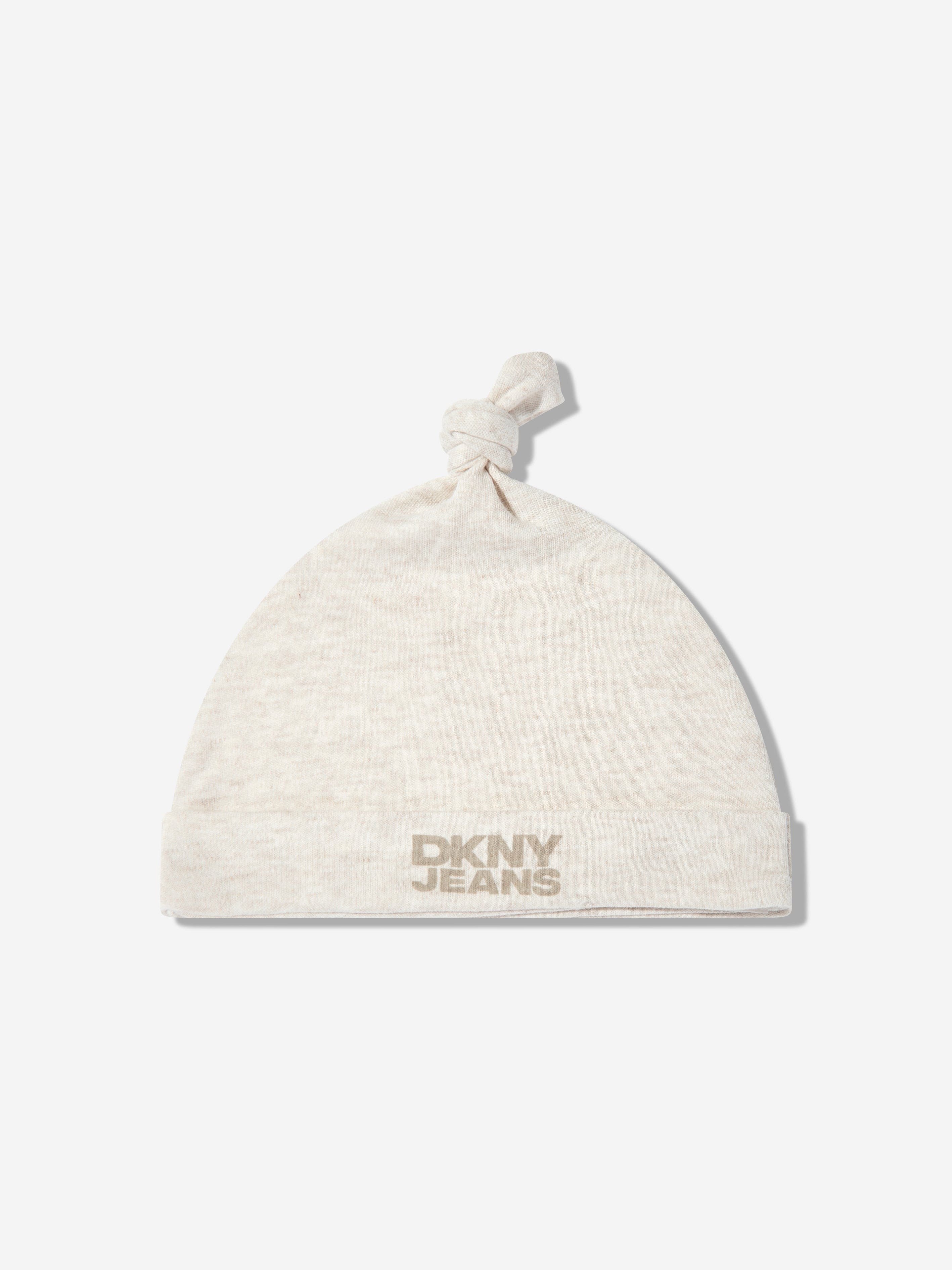 DKNY Baby Babygrow and Hat Set in Beige