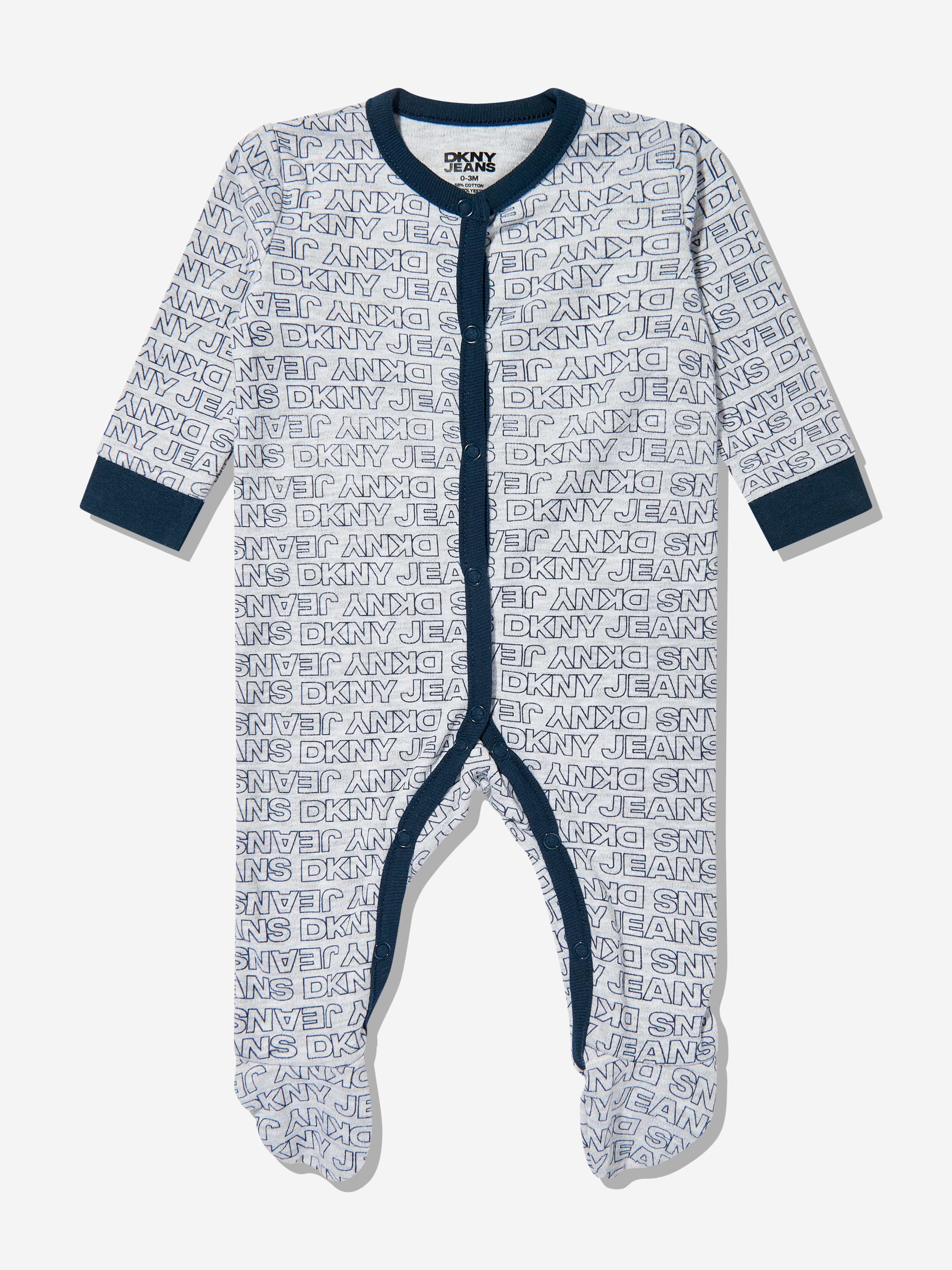 DKNY Baby Boys 5 Piece Babygrow Set in Navy