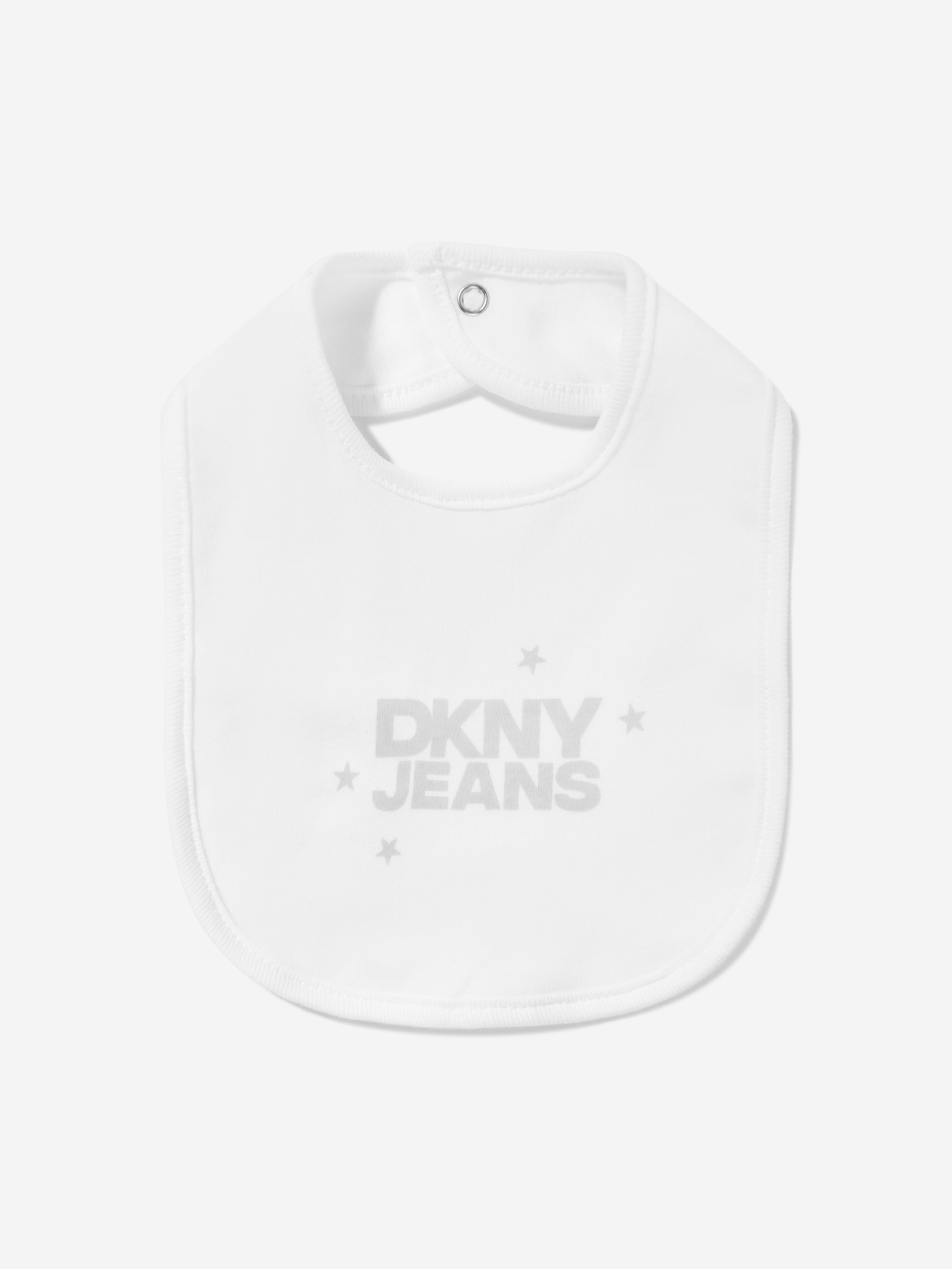 DKNY Baby Boys 5 Piece Babygrow Set in White