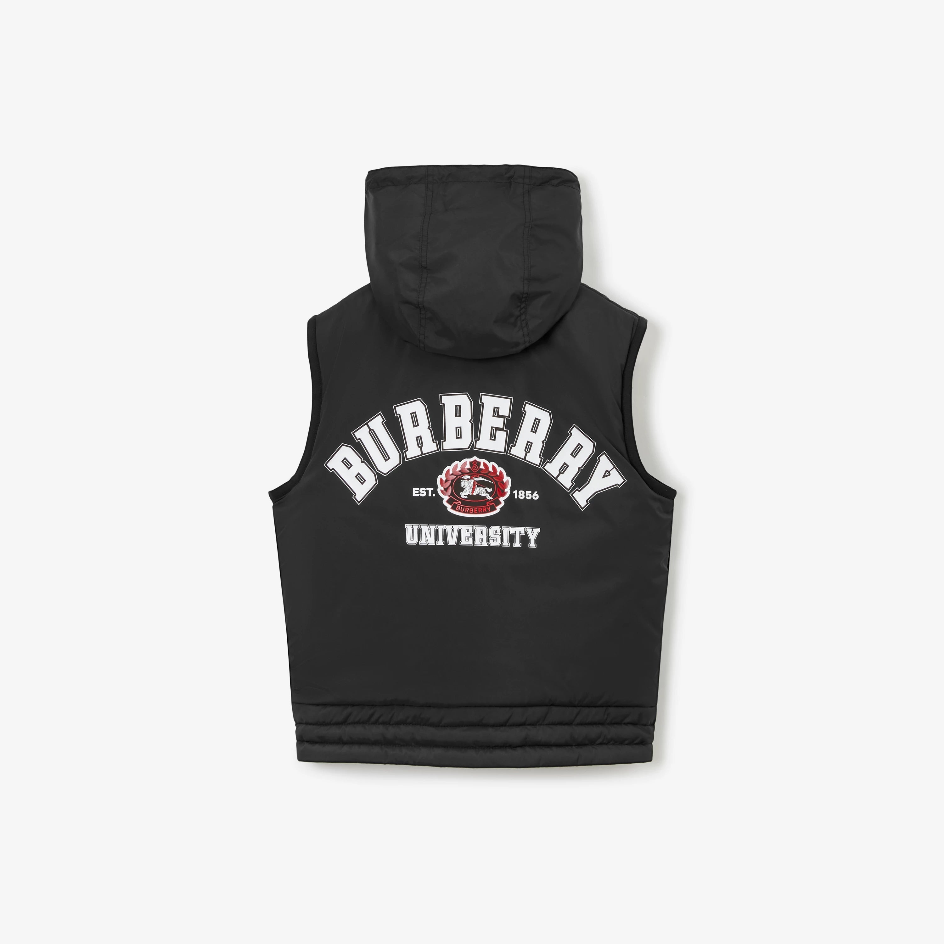Boys Black Padded Gilet