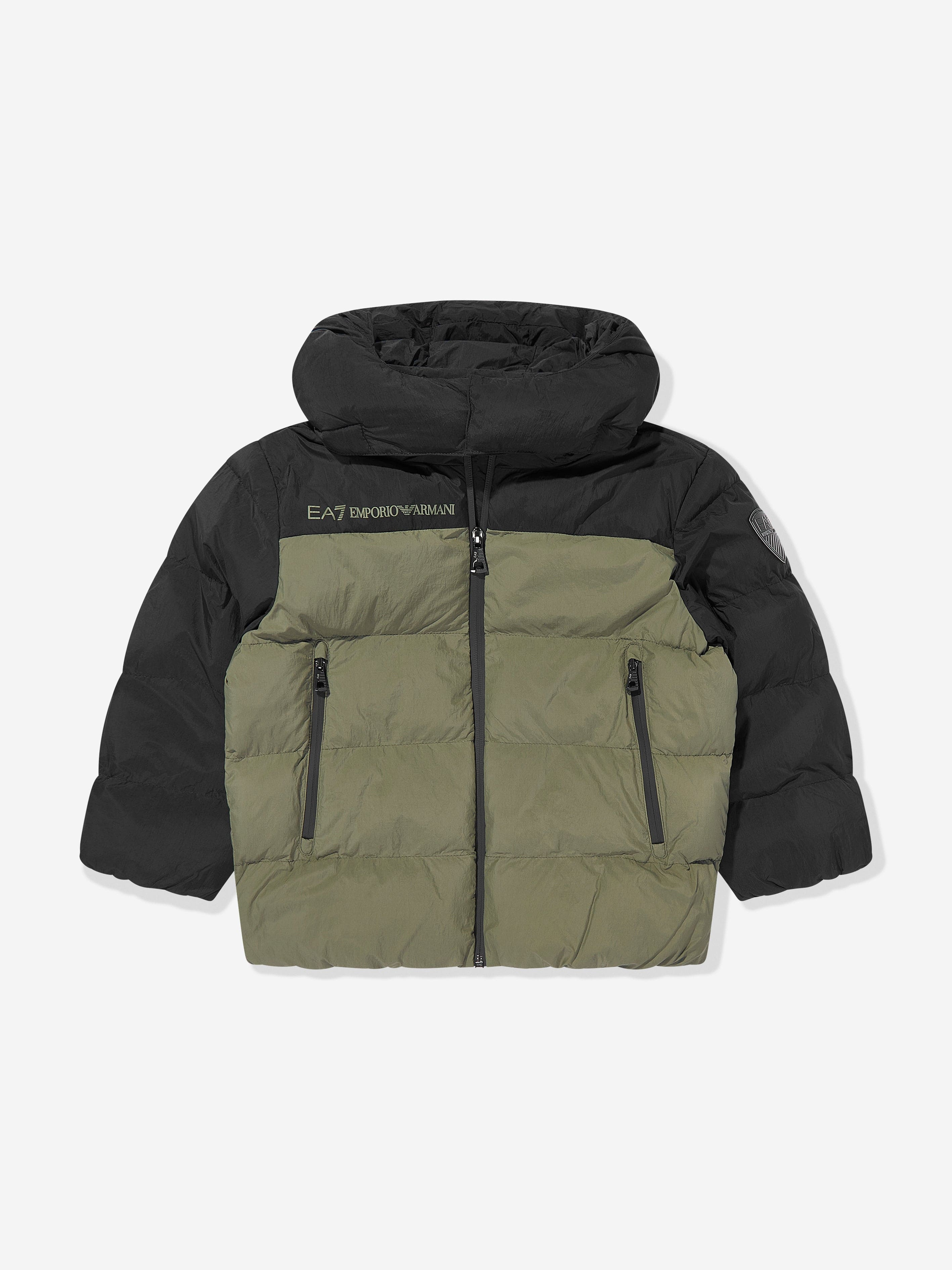 Boys Puffer Jacket in Green