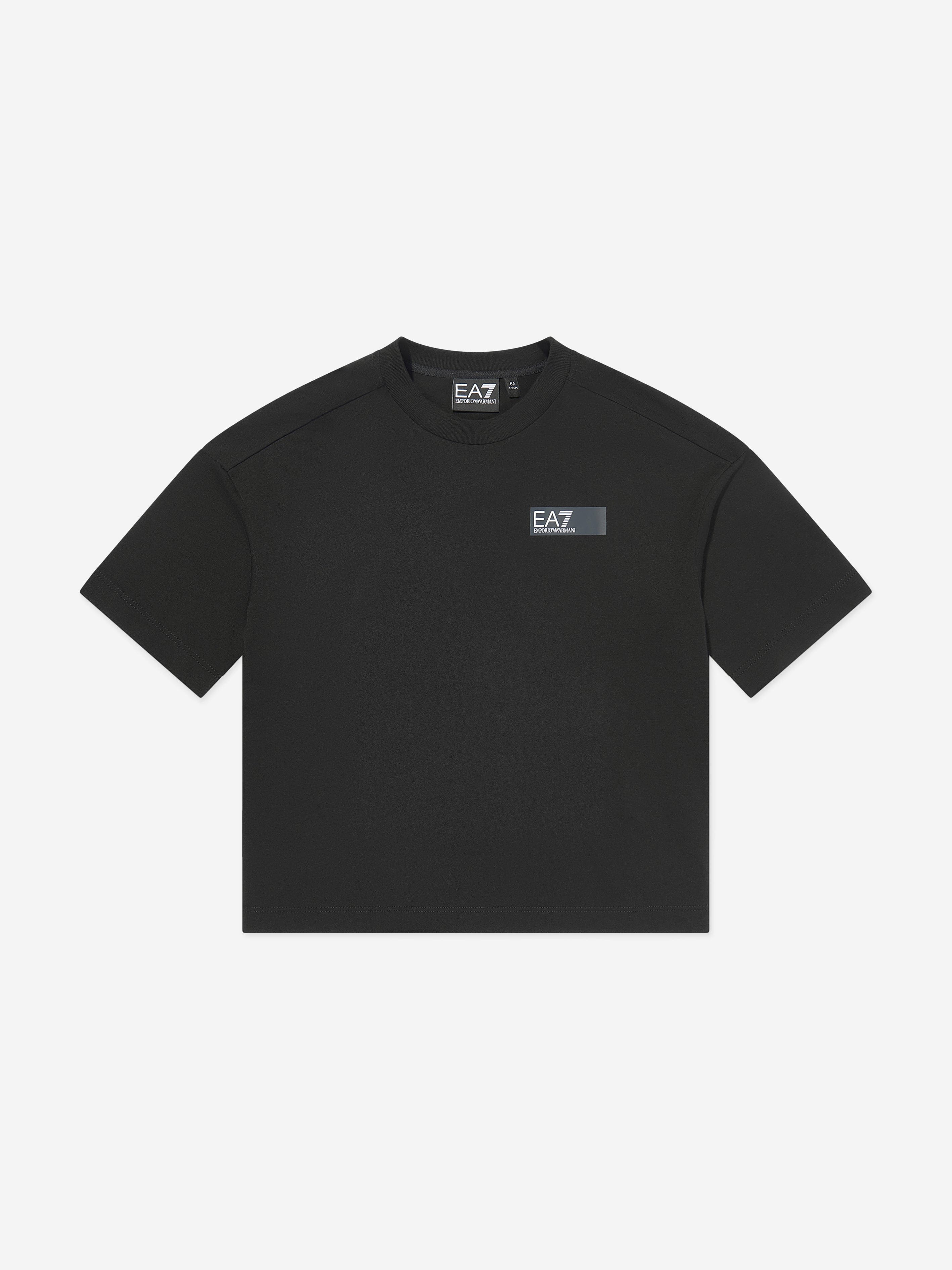 Boys Logo T-Shirt in Black