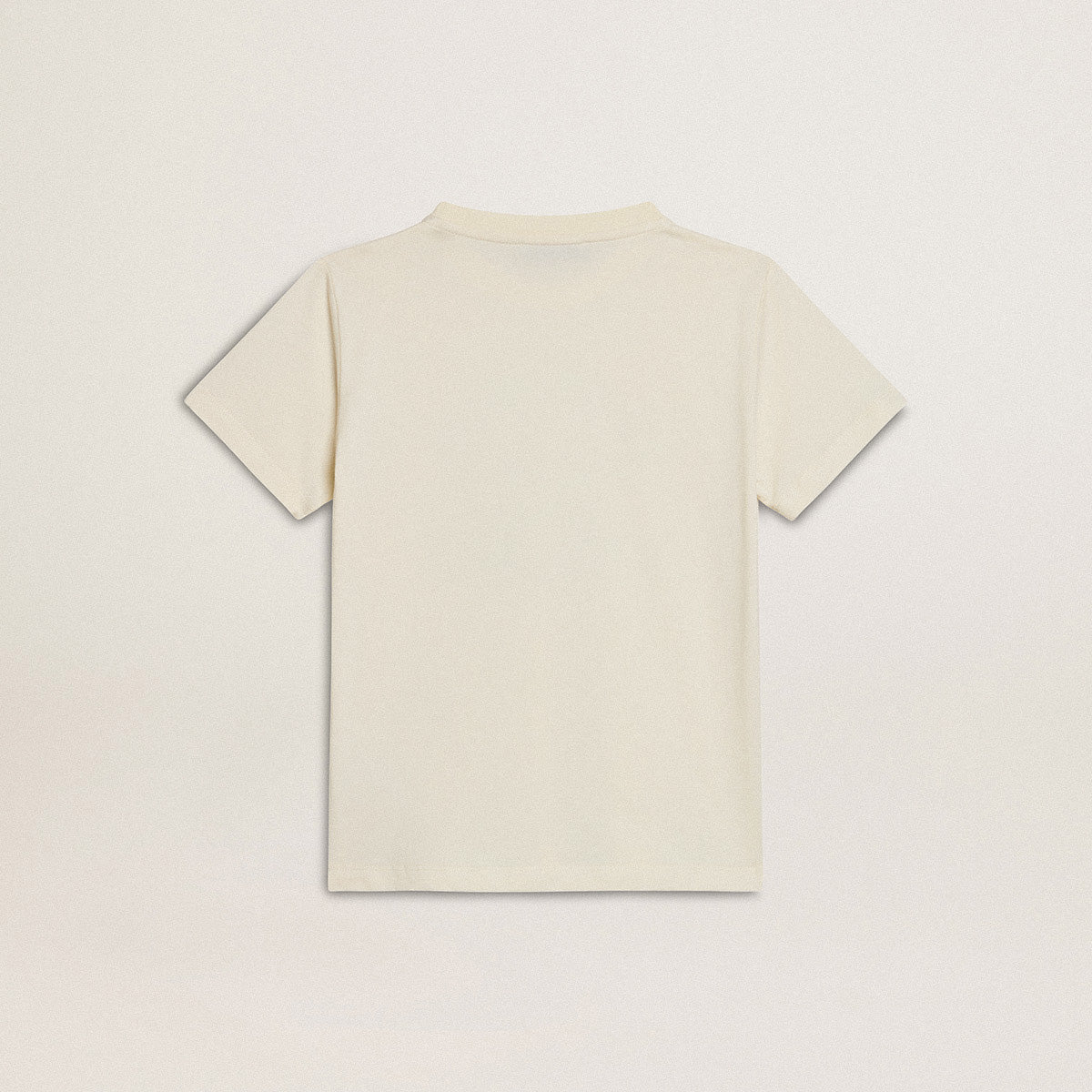 Boys White Logo Cotton T-Shirt