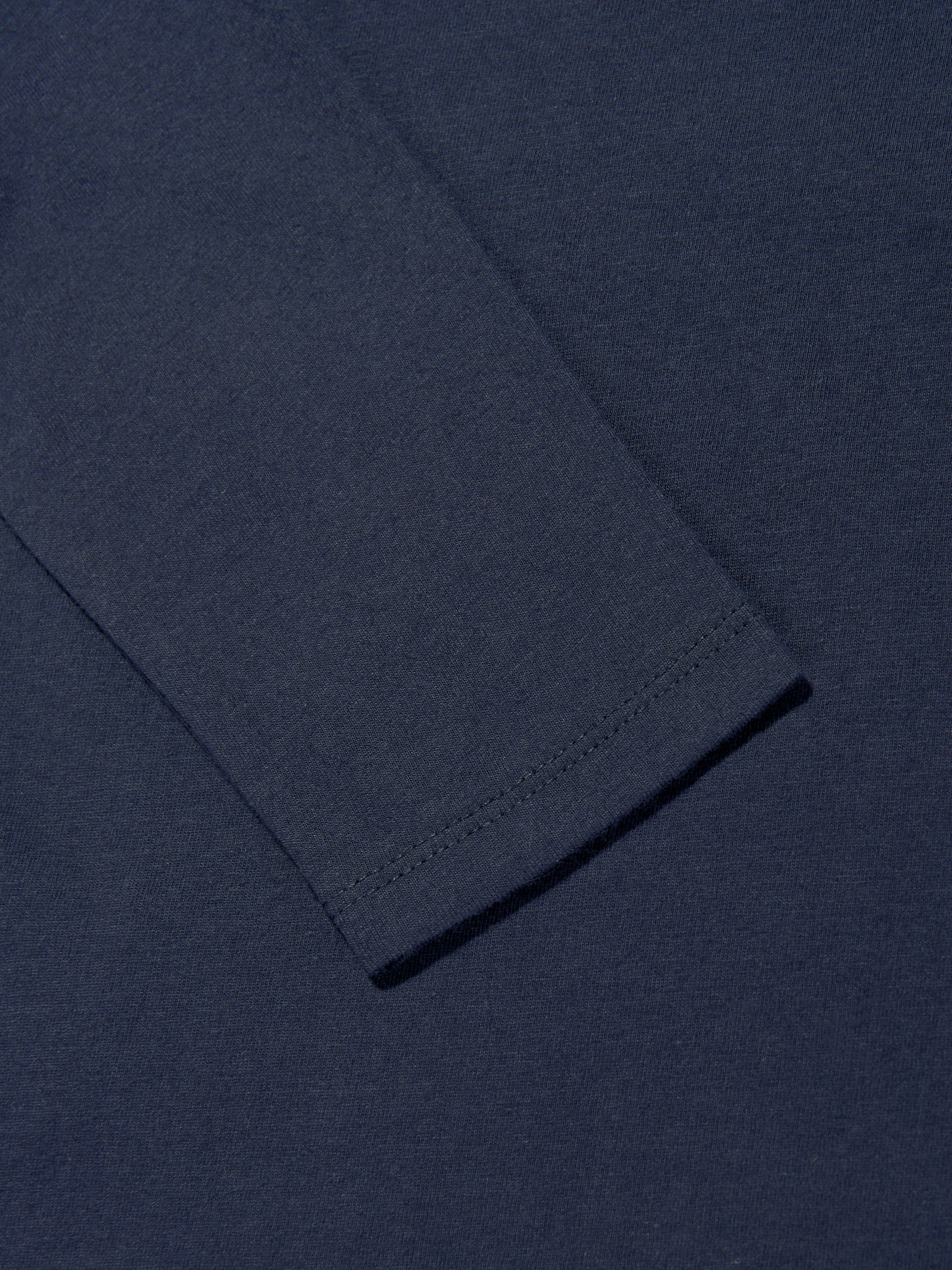 Eleventy Boys Long Sleeve T-Shirt in Navy