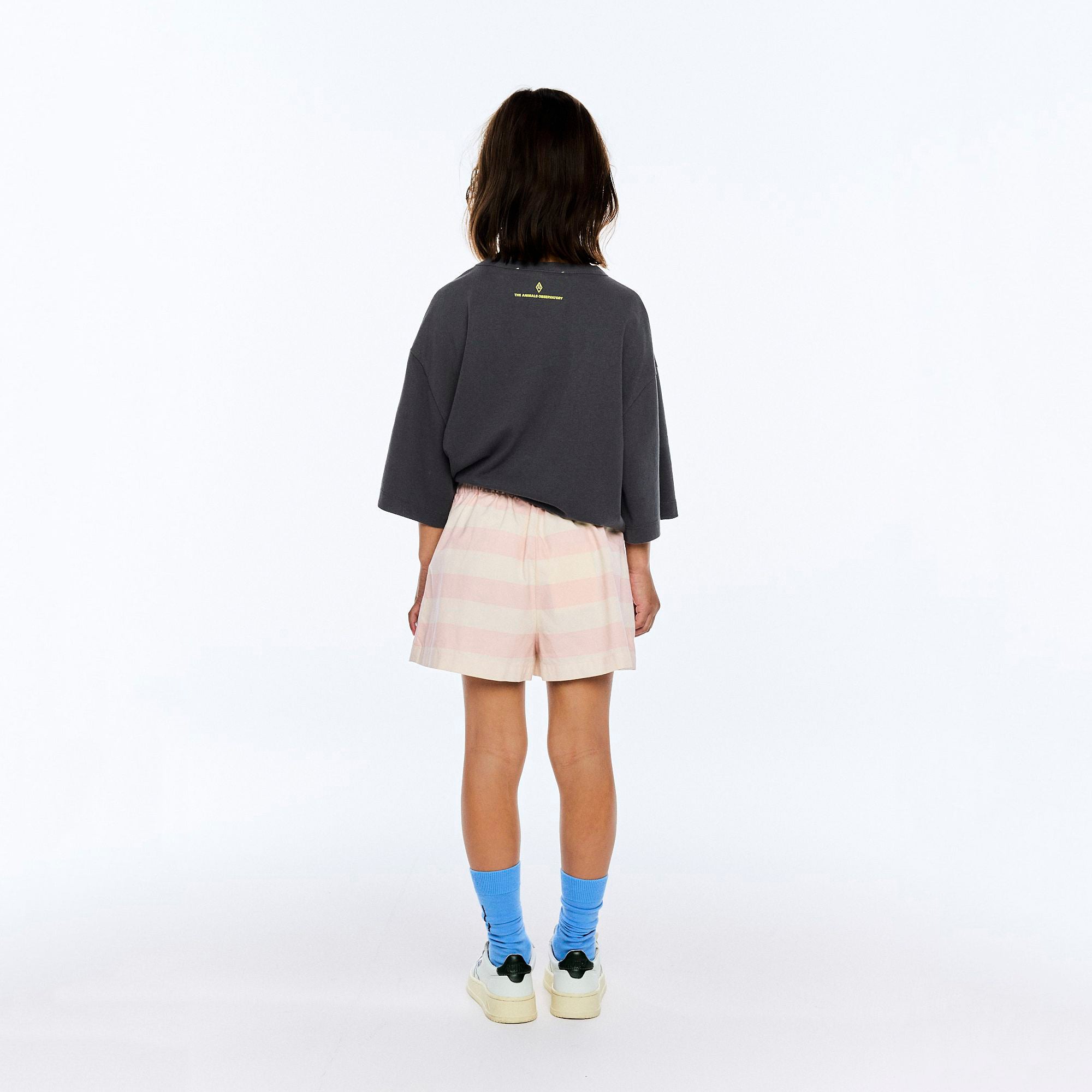 Boys & Girls Dark Grey Printed Cotton T-Shirt