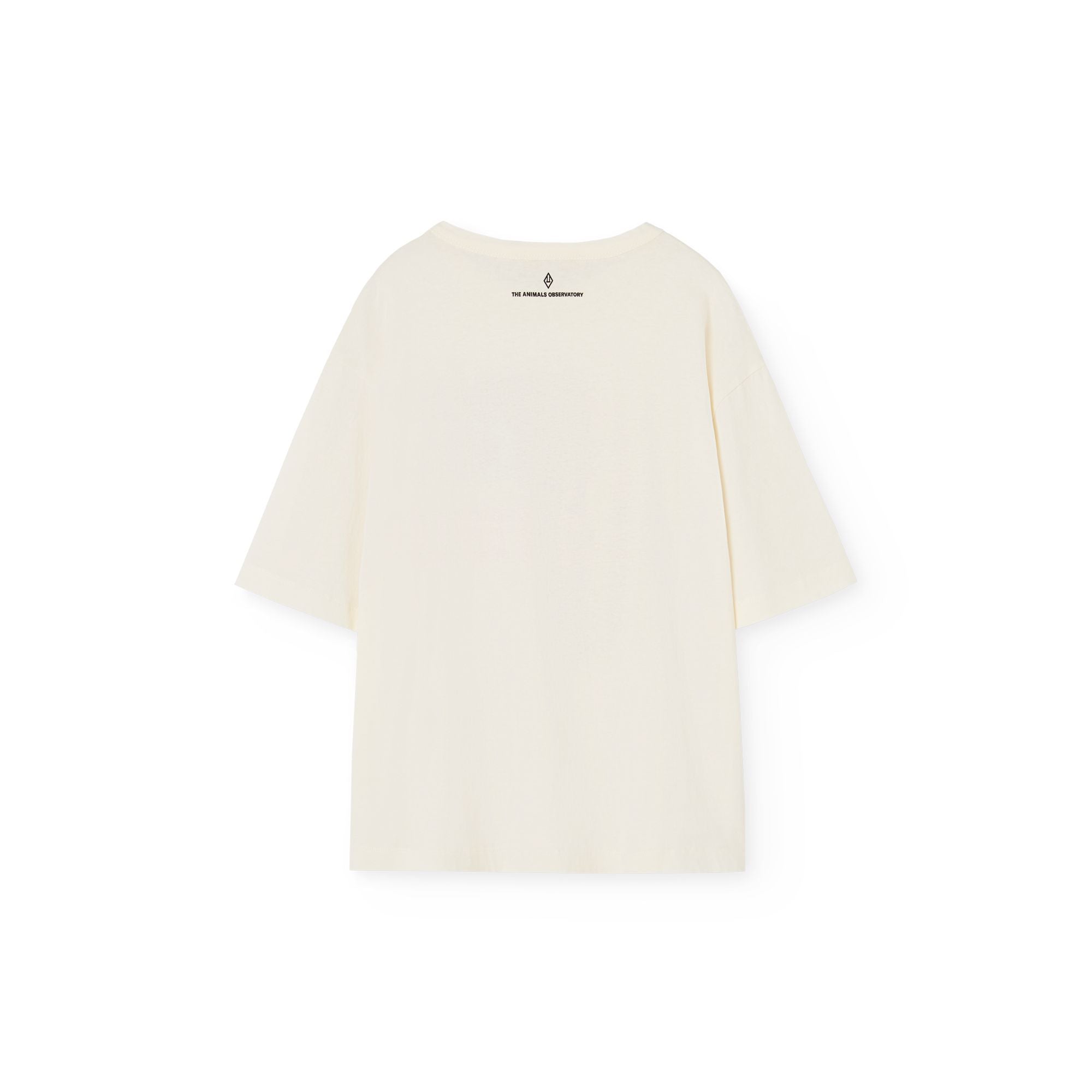 Boys & Girls White Printed Cotton T-Shirt