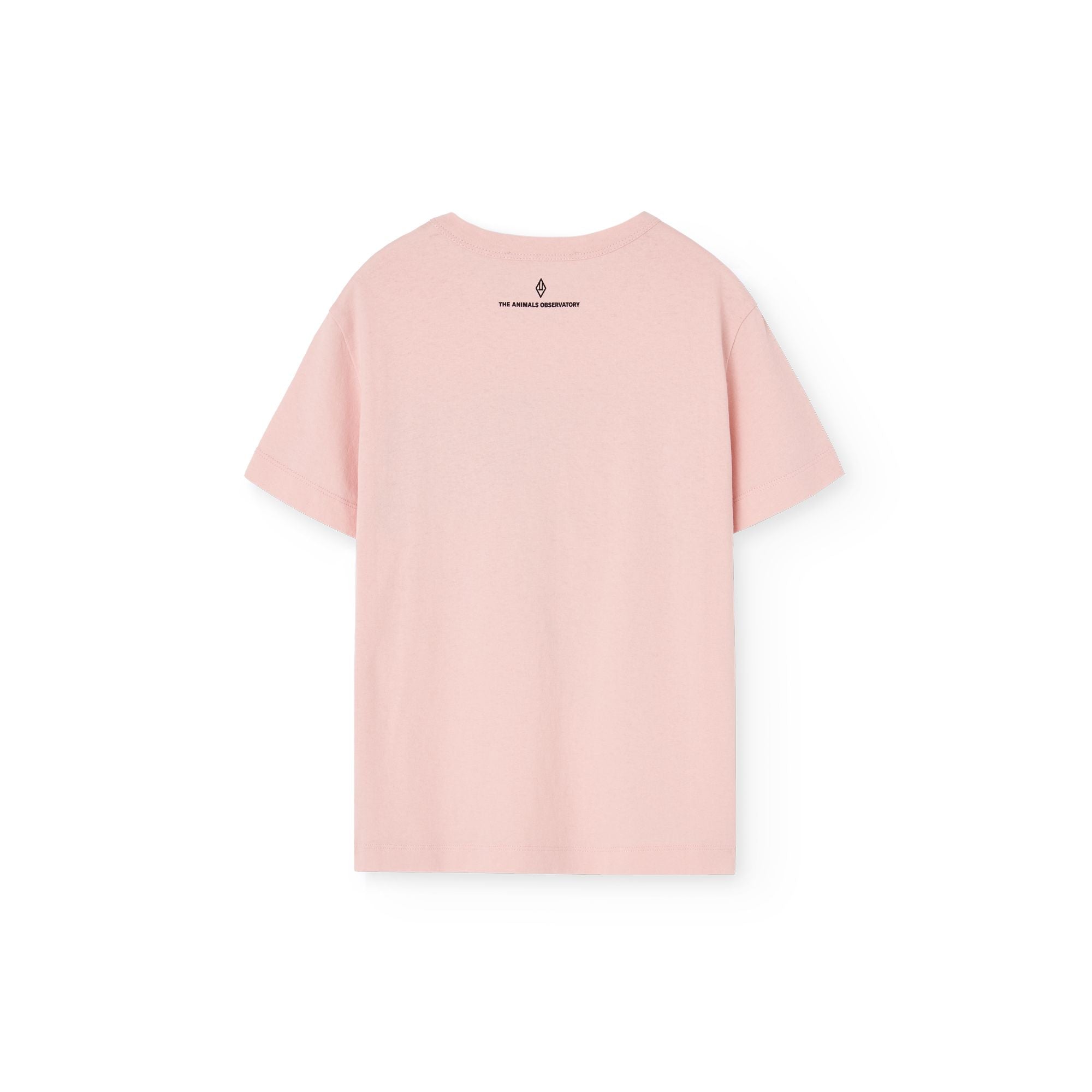 Boys & Girls Pink Printed Cotton T-Shirt