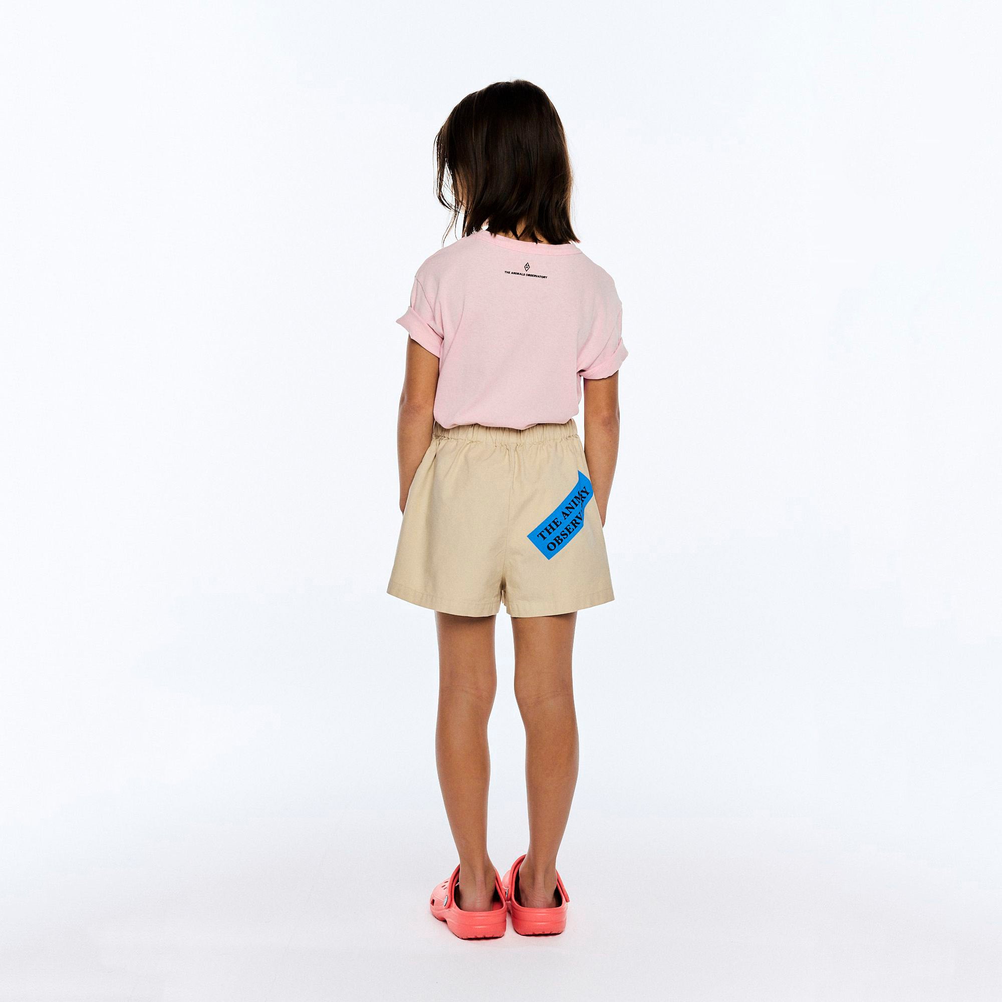 Boys & Girls Pink Printed Cotton T-Shirt