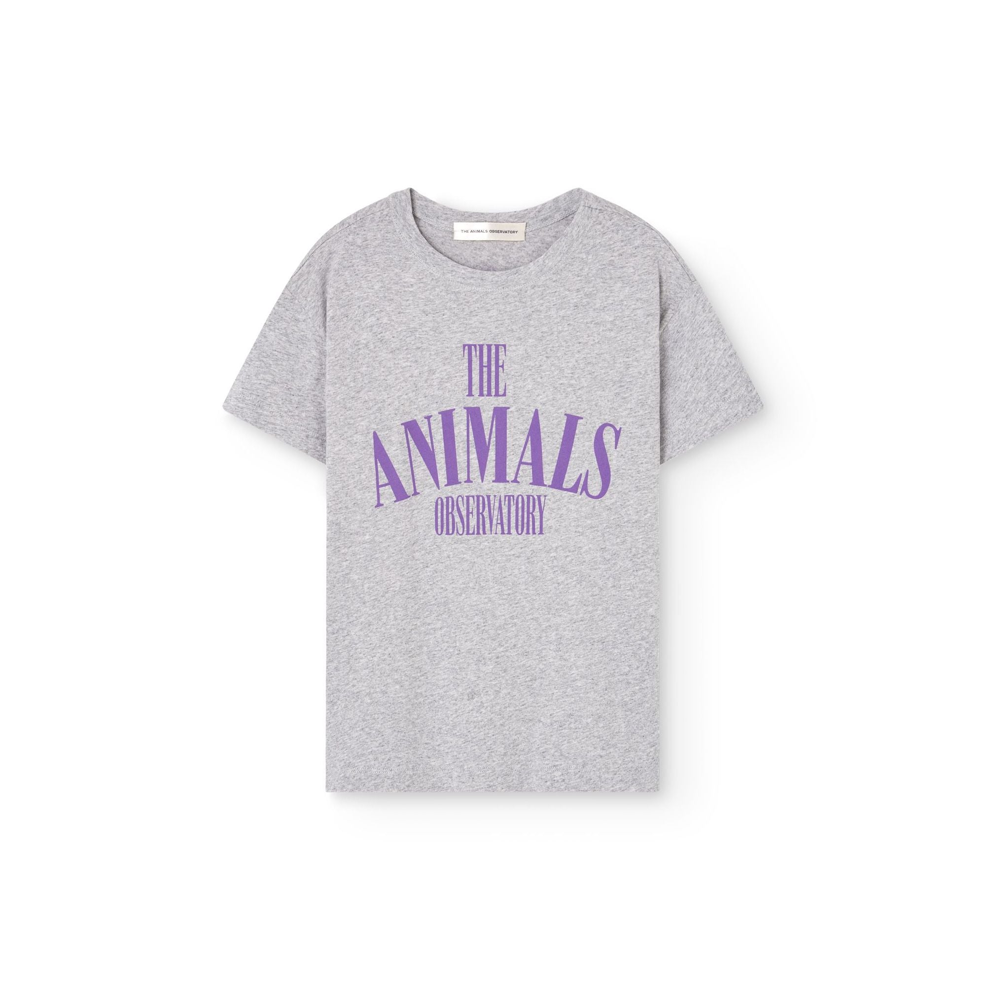 Boys & Girls Light Grey Logo Cotton T-Shirt