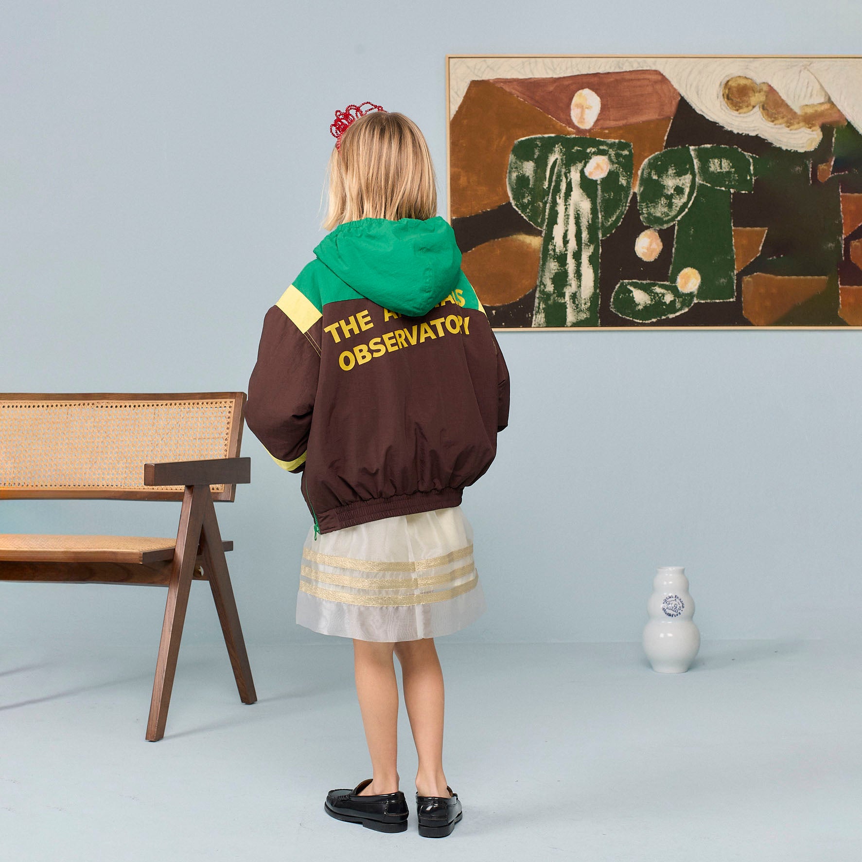 Boys & Girls Brown Padded Jacket