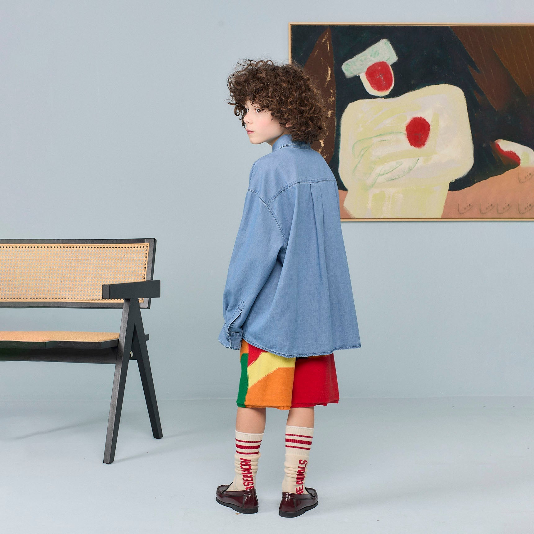 Boys & Girls Multicolor Cotton Shorts