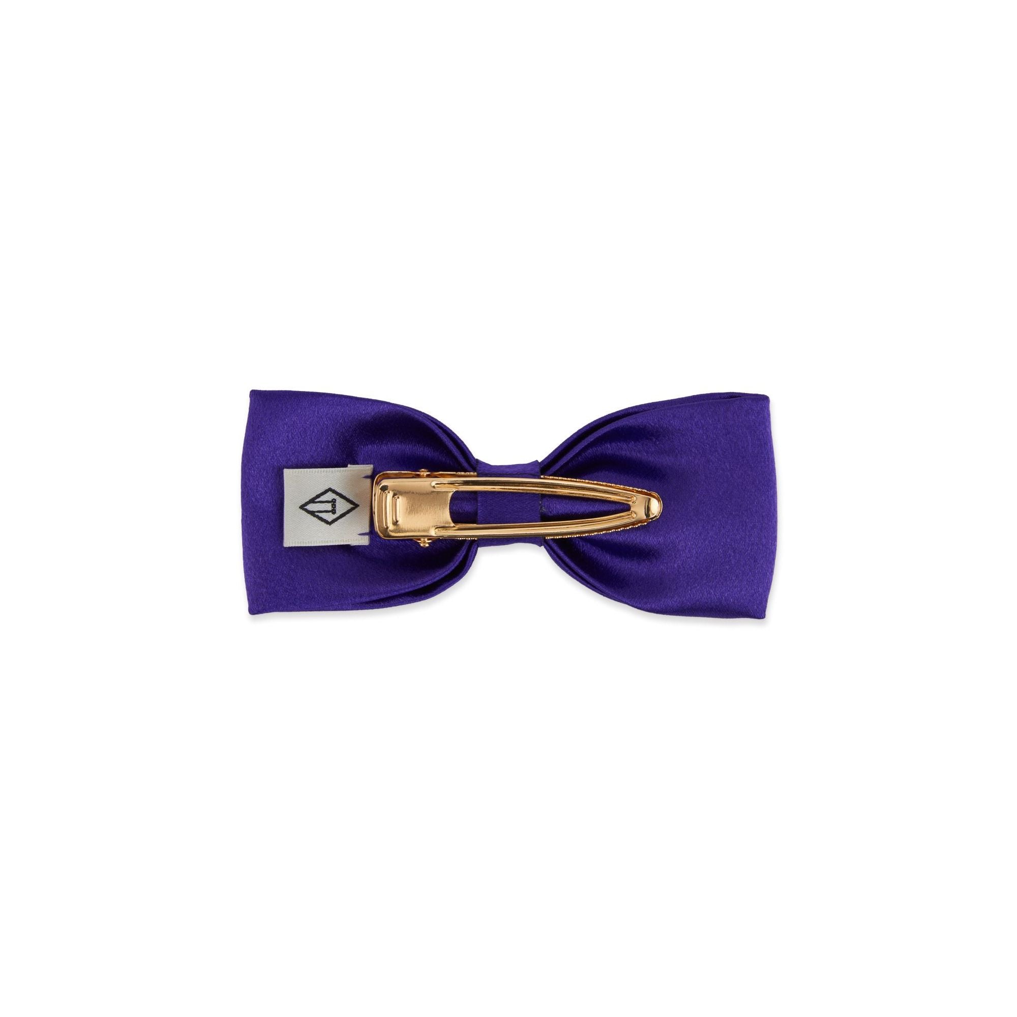 Girls Purple Bow Hair Clip