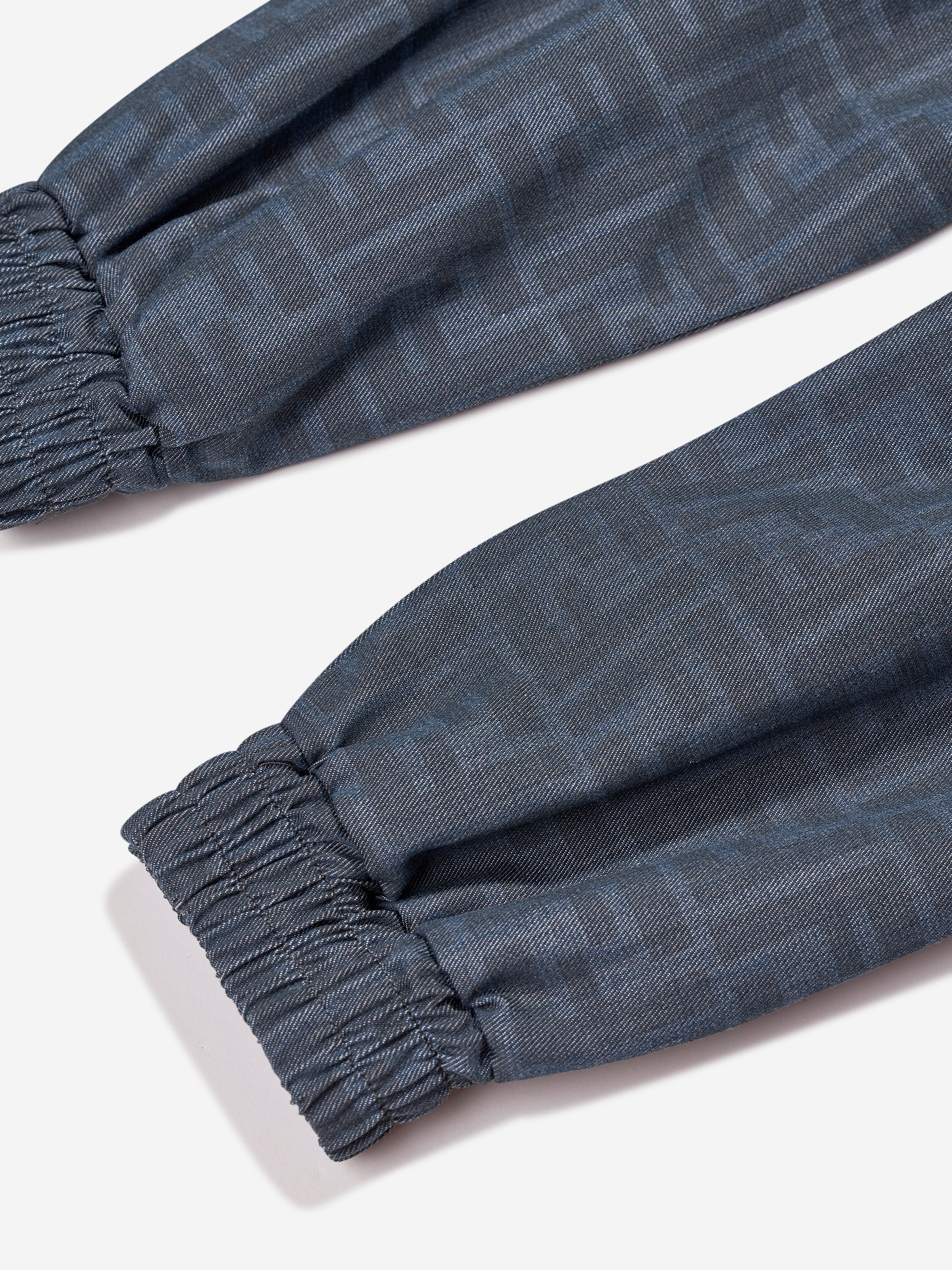 Baby Chambray FF Logo Joggers in Blue