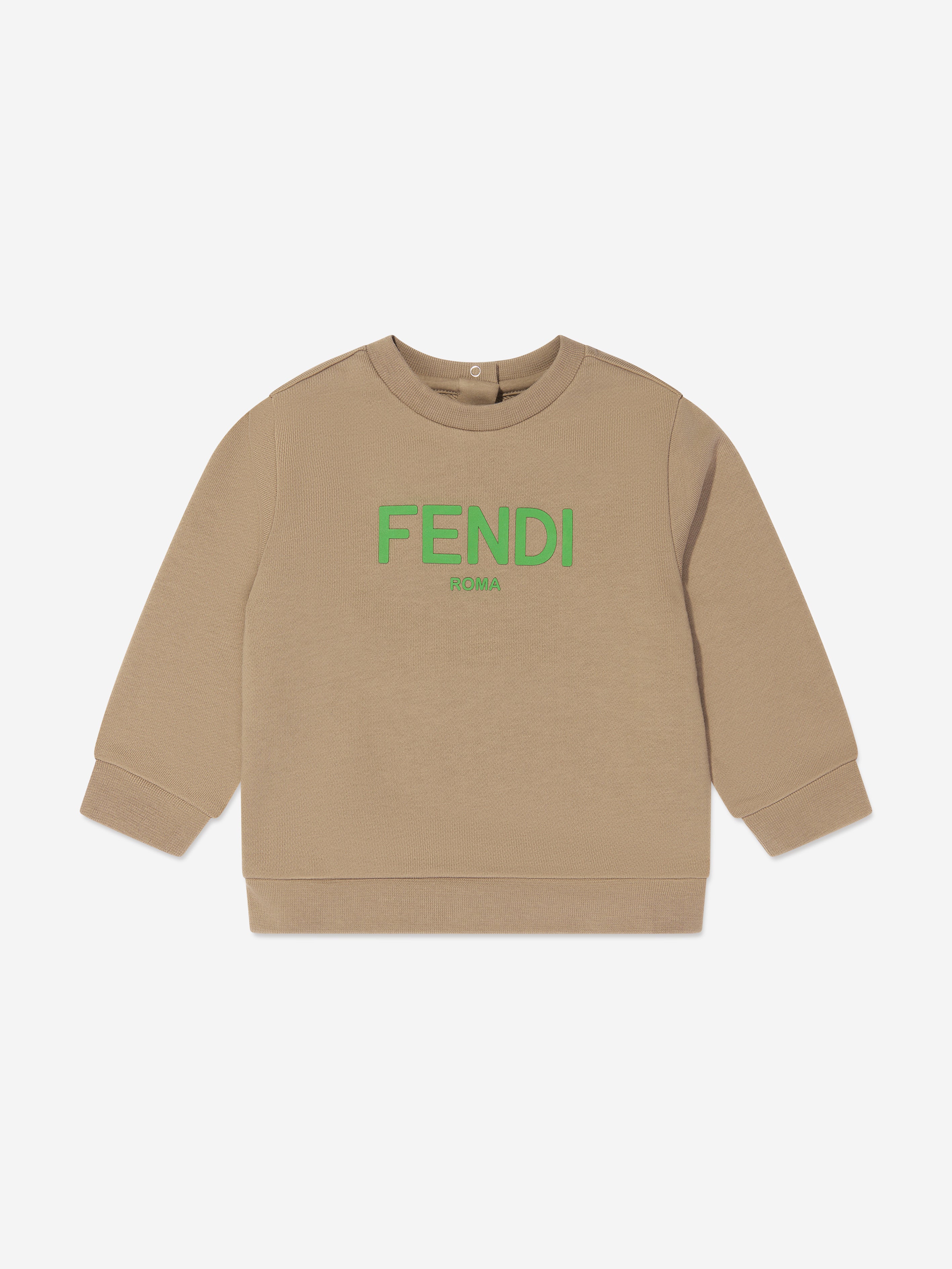 Baby Logo Sweatshirt in Beige
