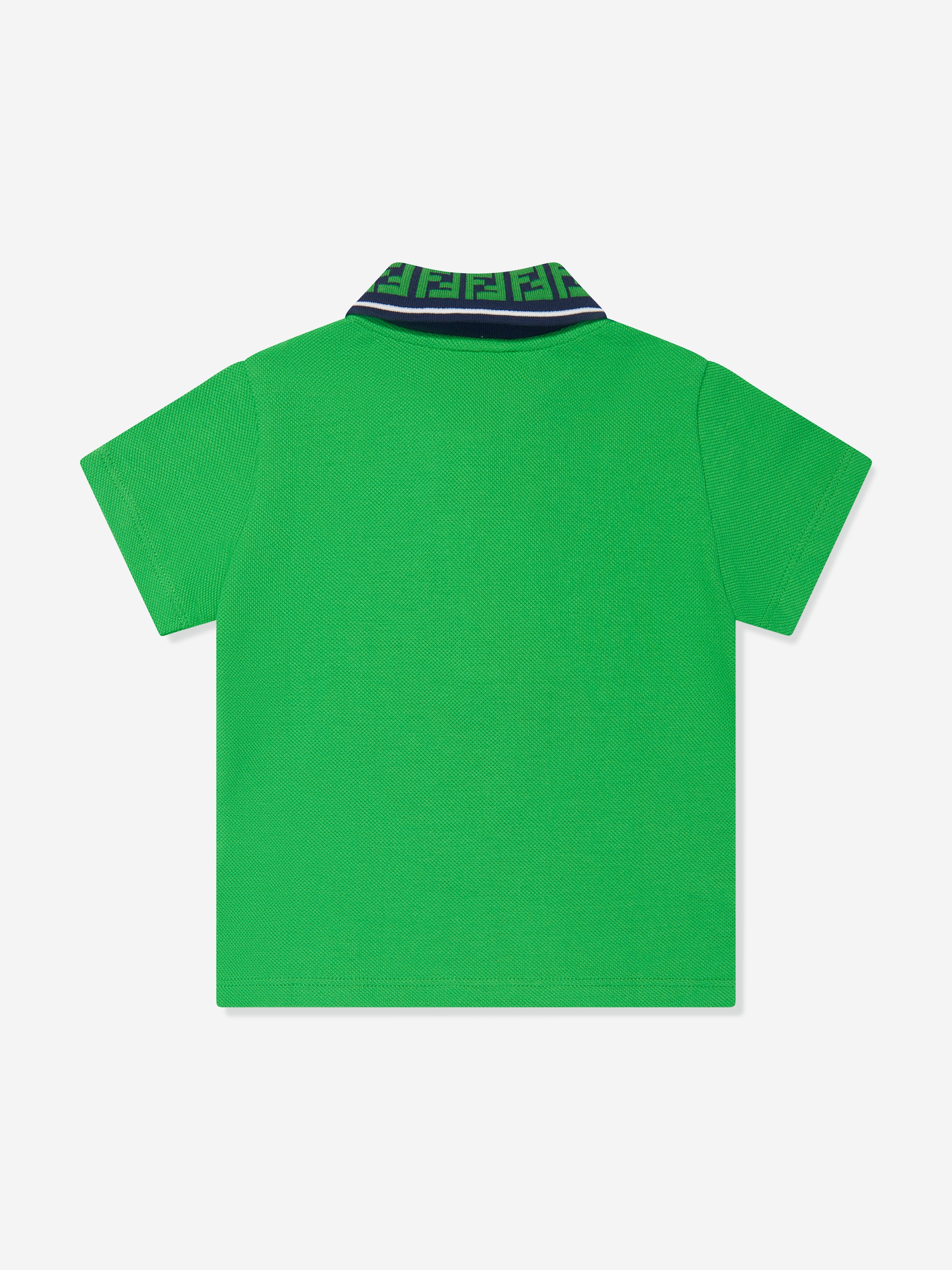 Baby Boys Logo Polo Shirt in Green