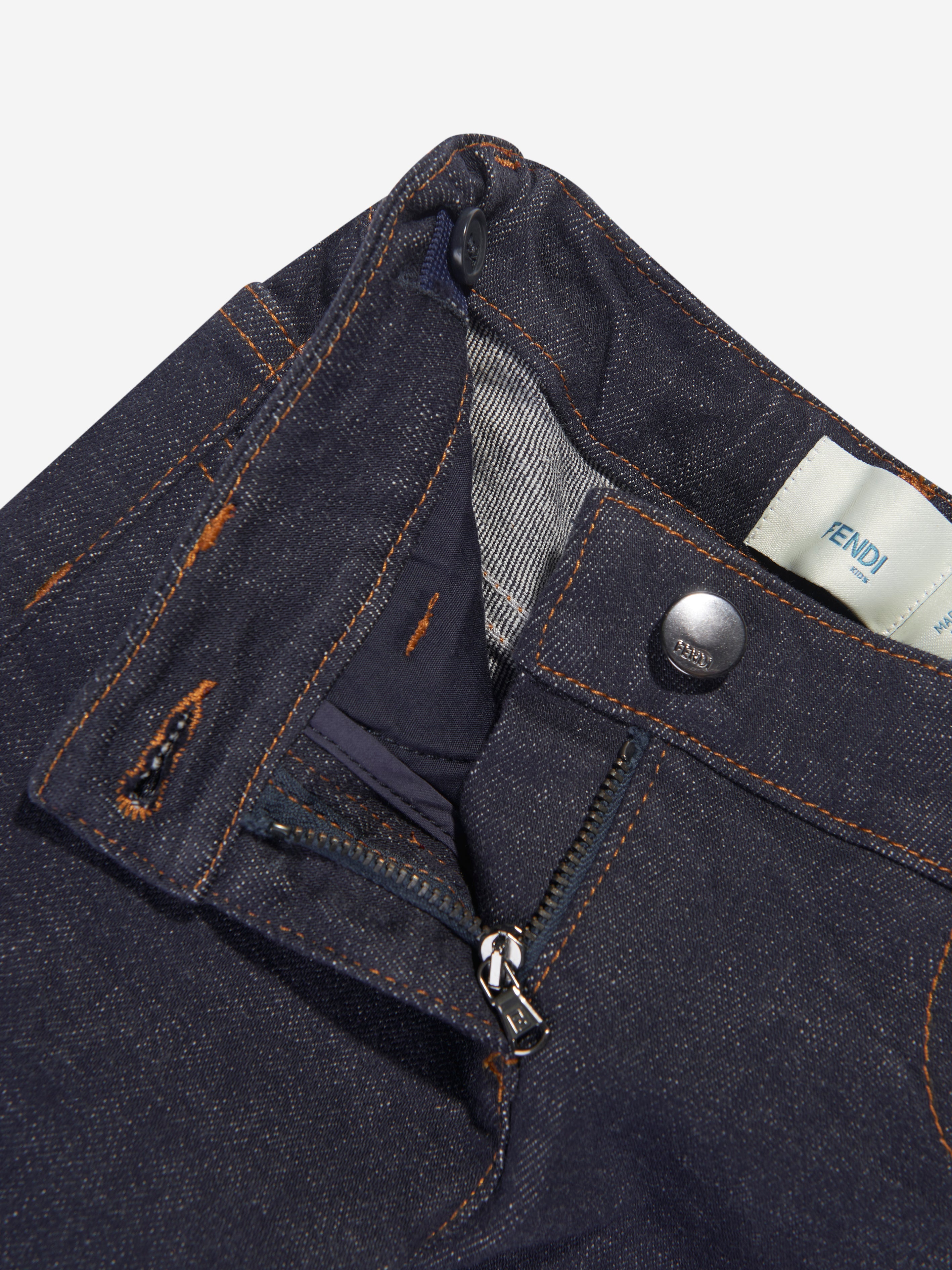 Girls Slim Fit Jeans in Blue