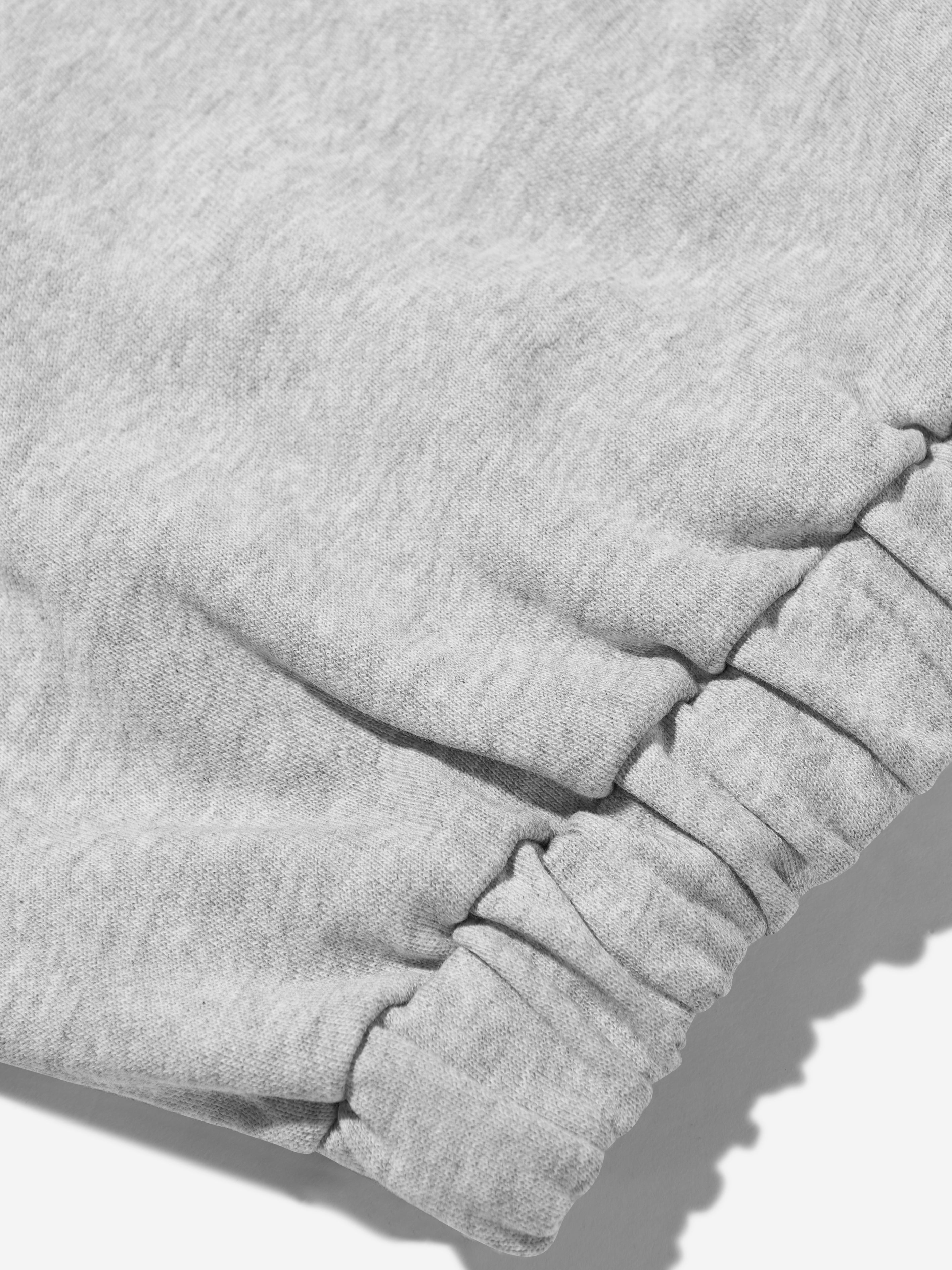 Girls Logo Cropped Hoodie in Grey