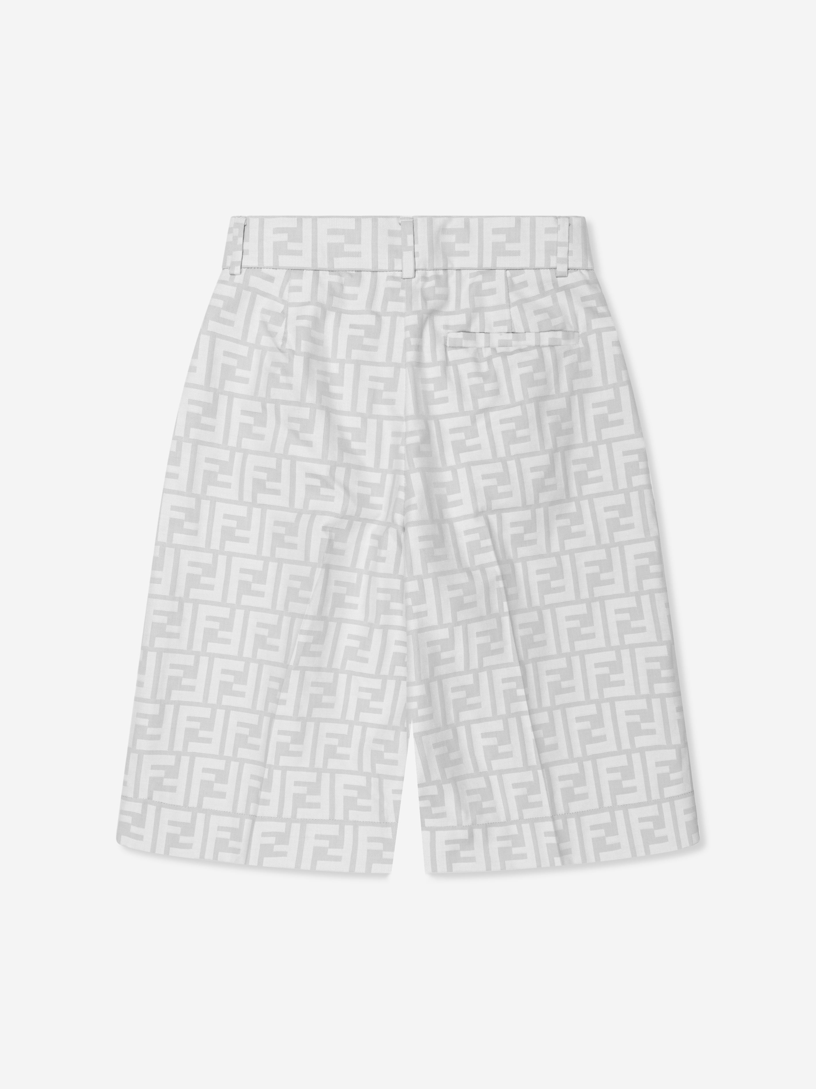 Boys FF Logo Shorts in Grey