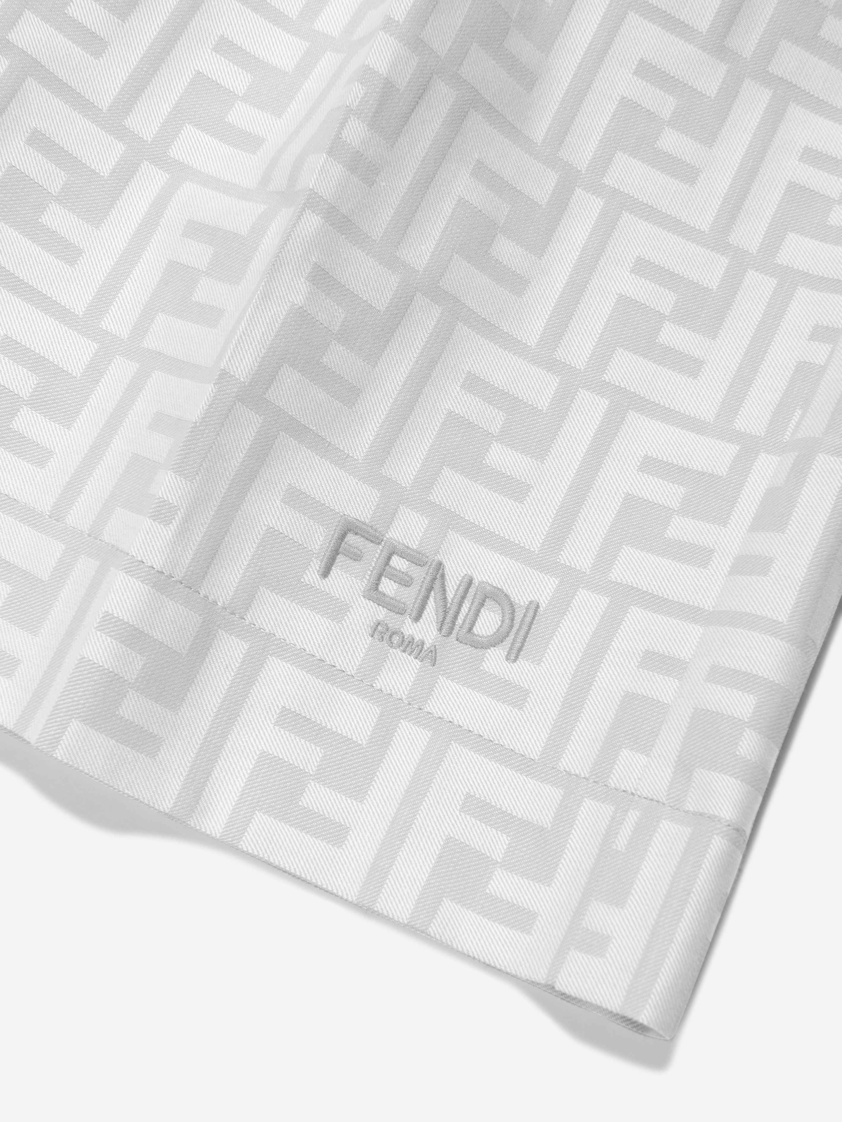 Boys FF Logo Shorts in Grey