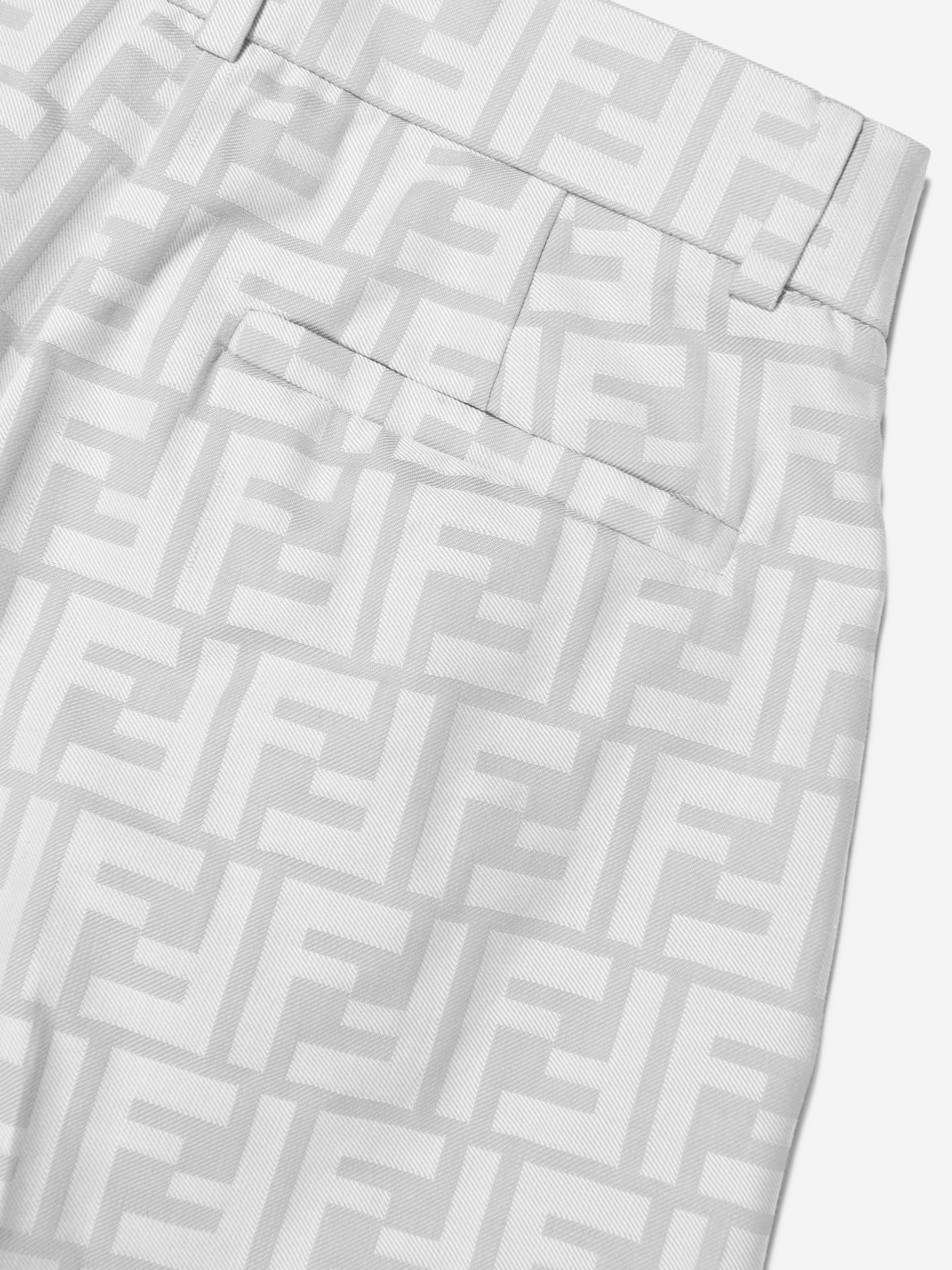 Boys FF Logo Shorts in Grey