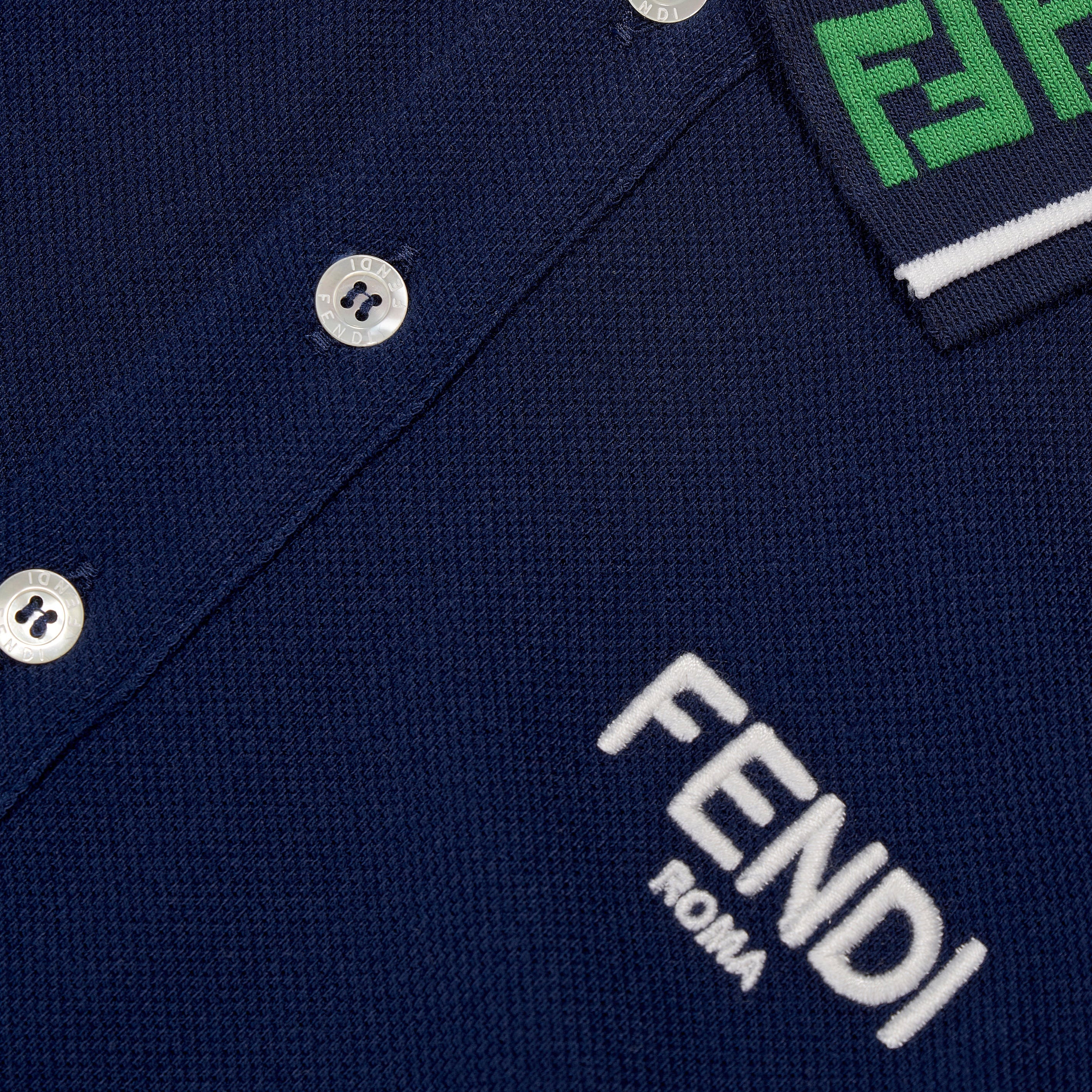 Boys Navy Cotton Polo Shirt