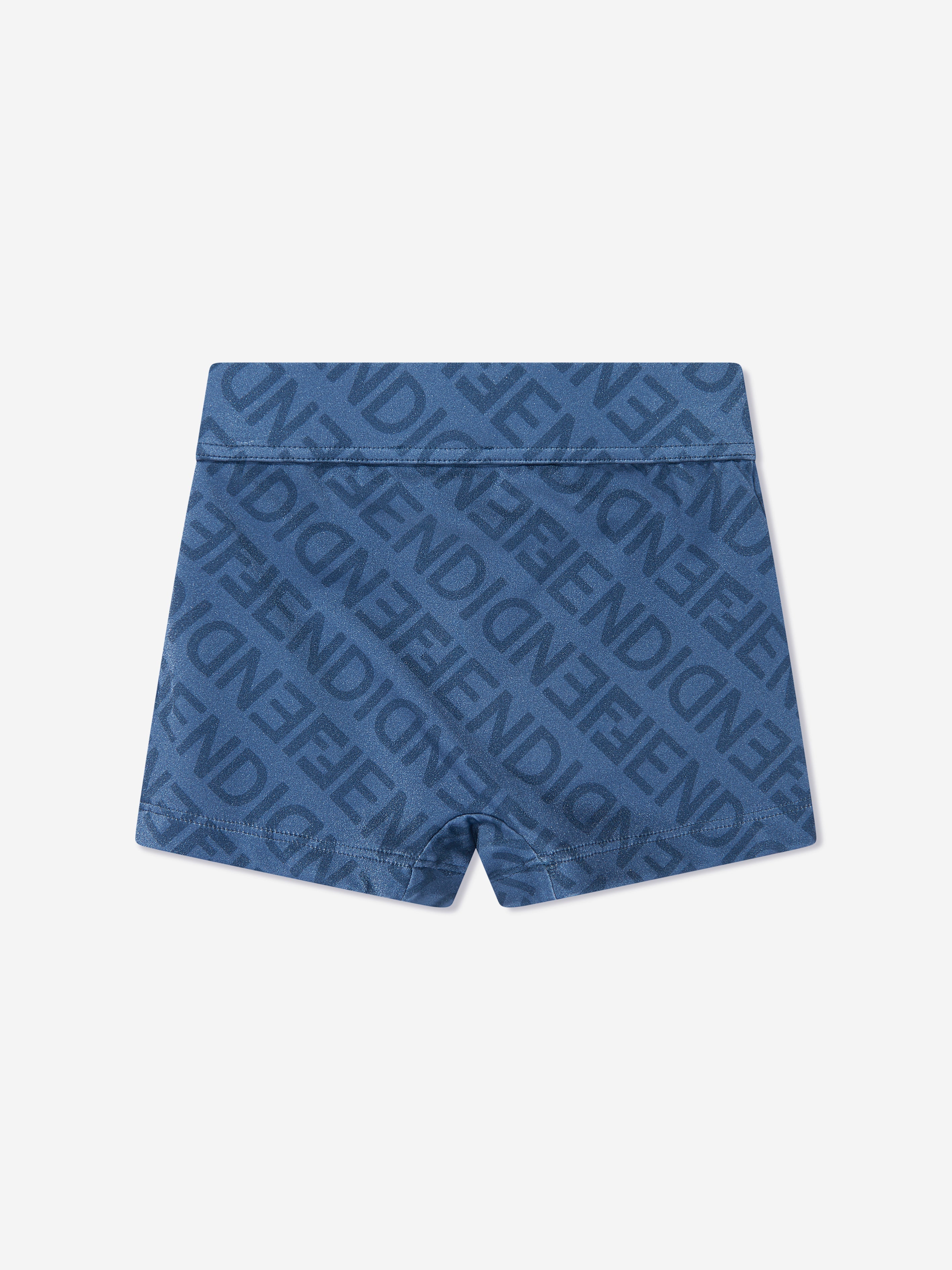 Boys FF Logo Swim Shorts in Blue