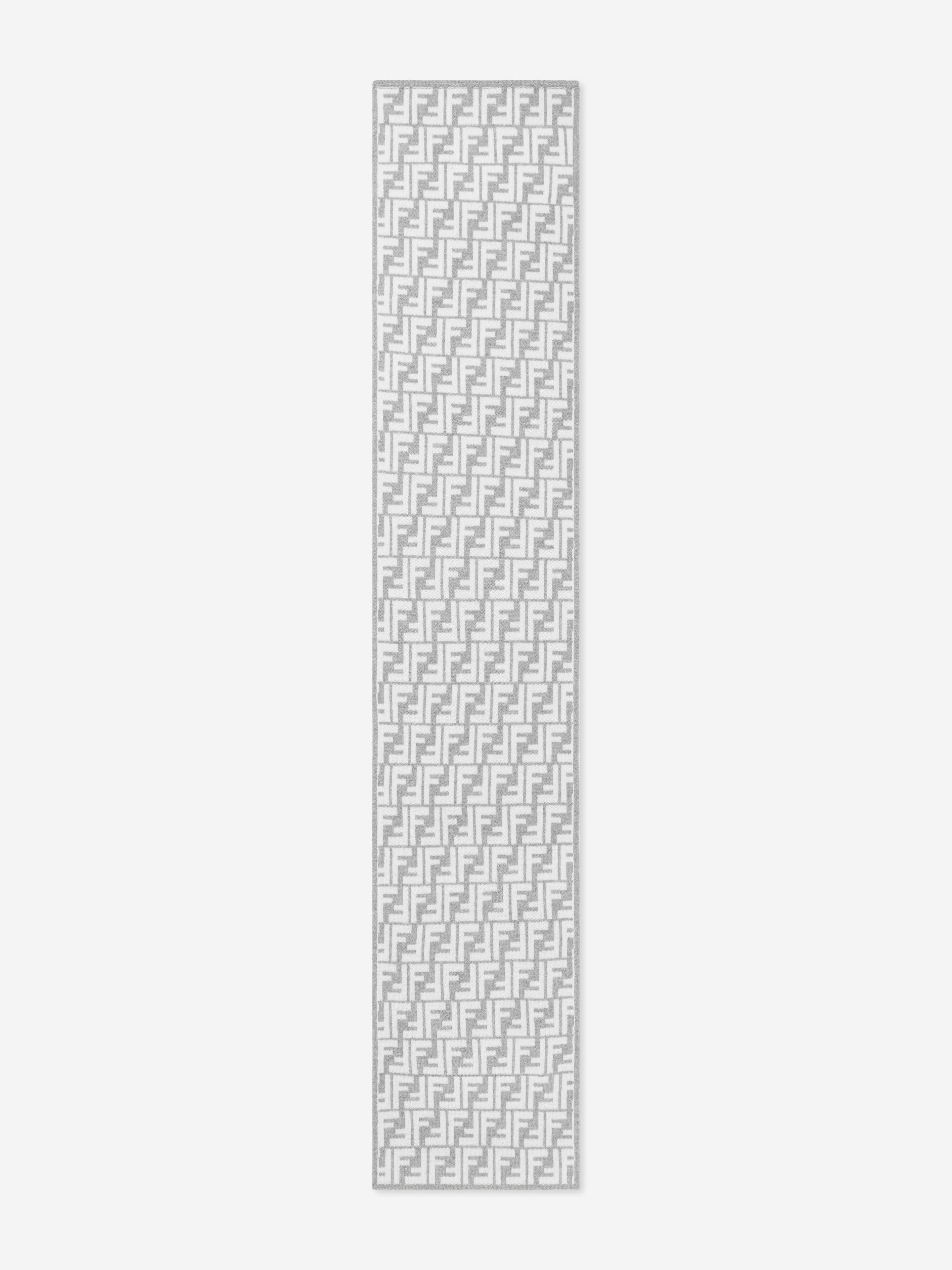 Kids FF Reversible Scarf in Grey