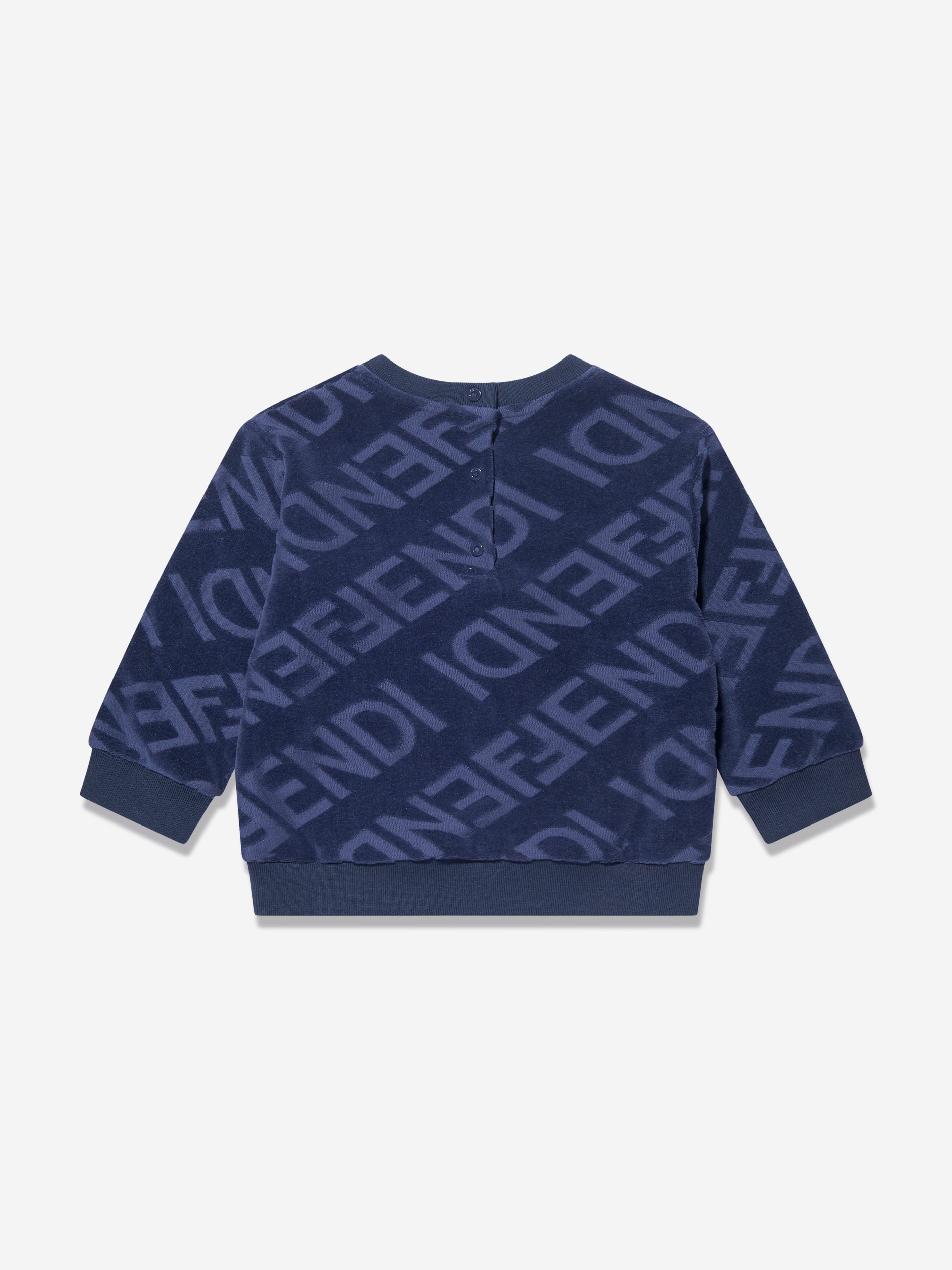 Baby Boys Logo Sweatshirt in Blue