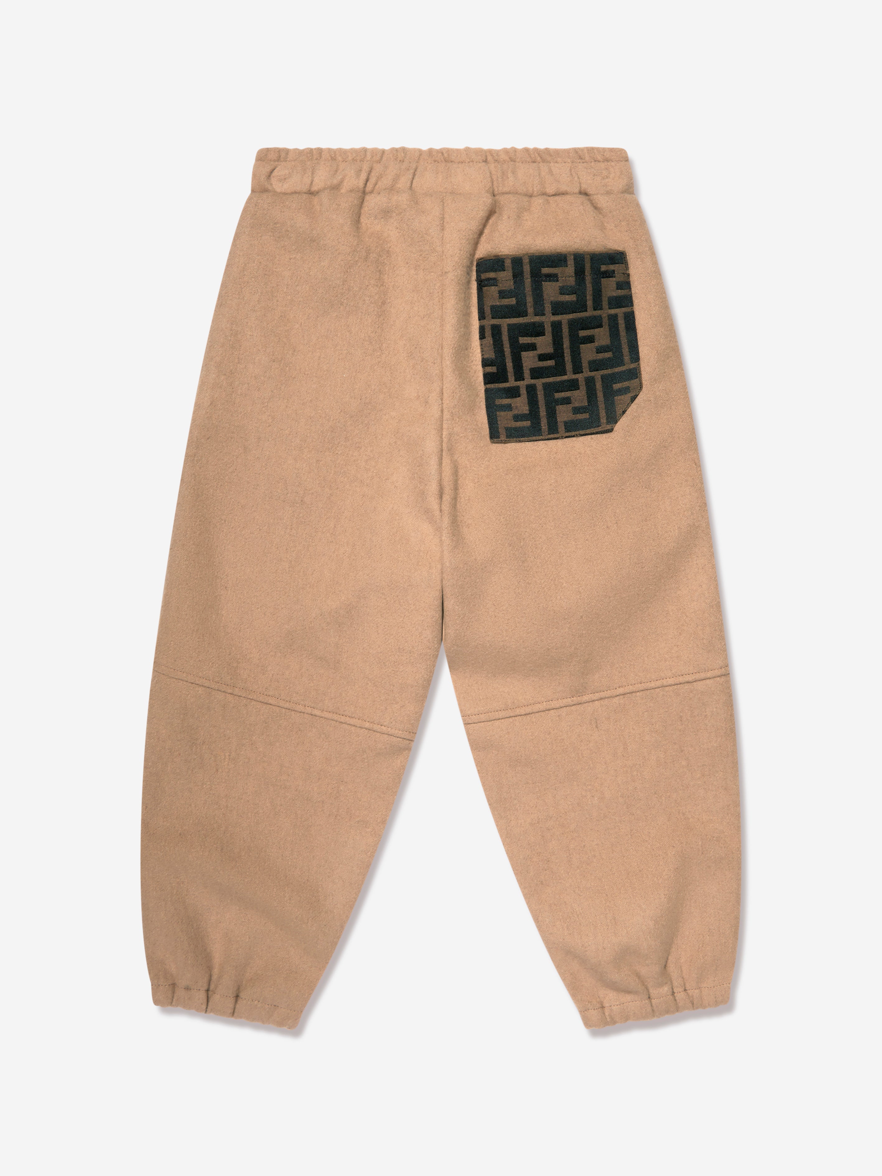 Boys FF Pocket Flannel Trousers in Beige