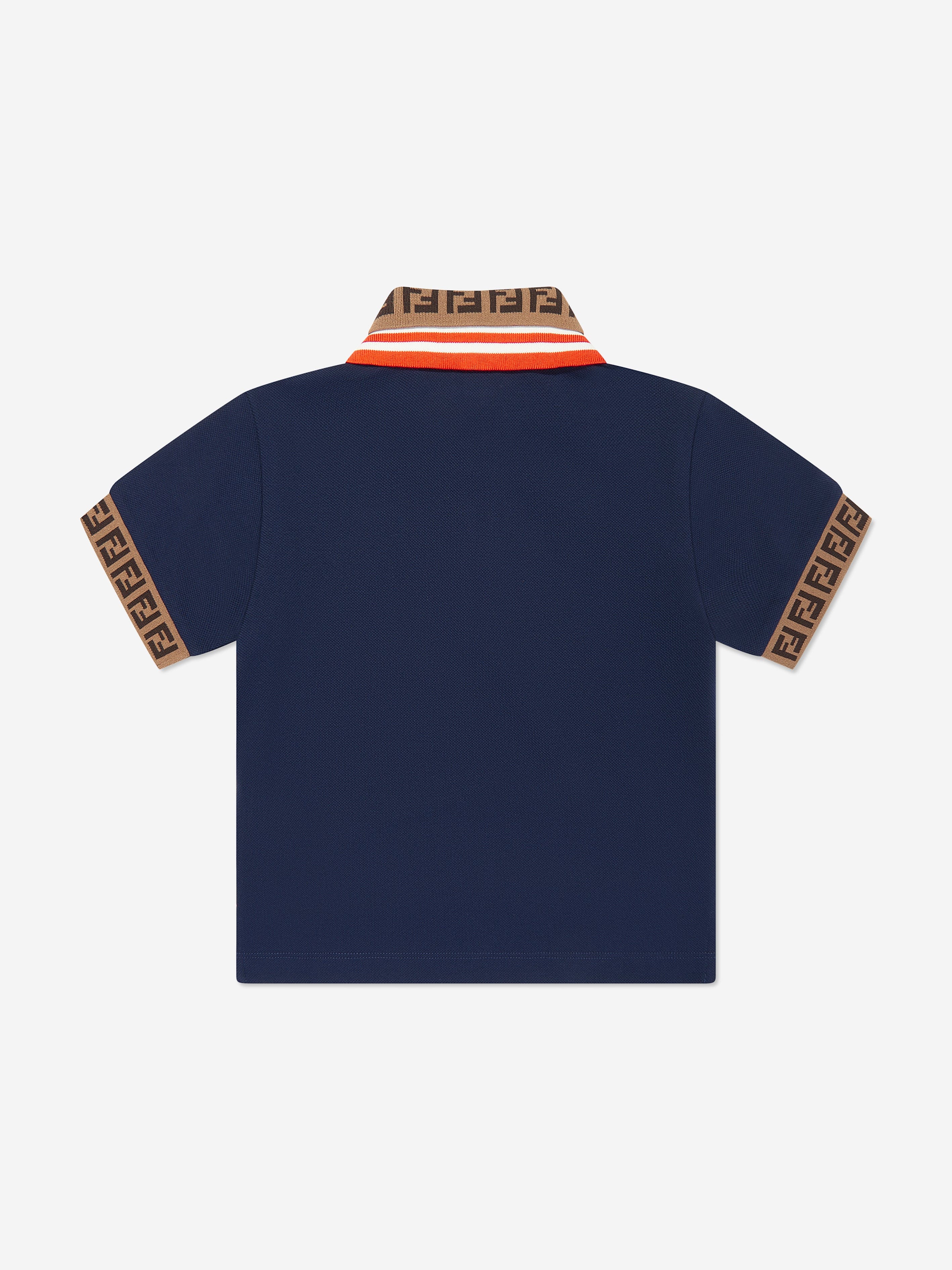 Boys Logo Polo Shirt in Navy